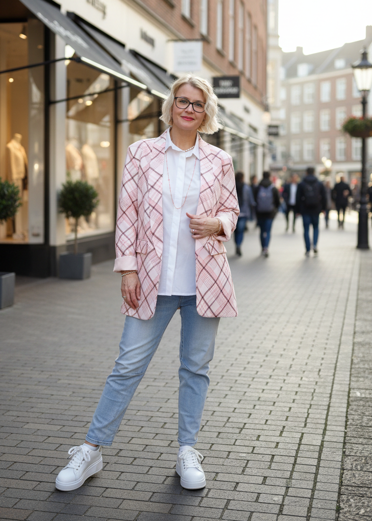 Klassische Hemdbluse in weiss (38-42)