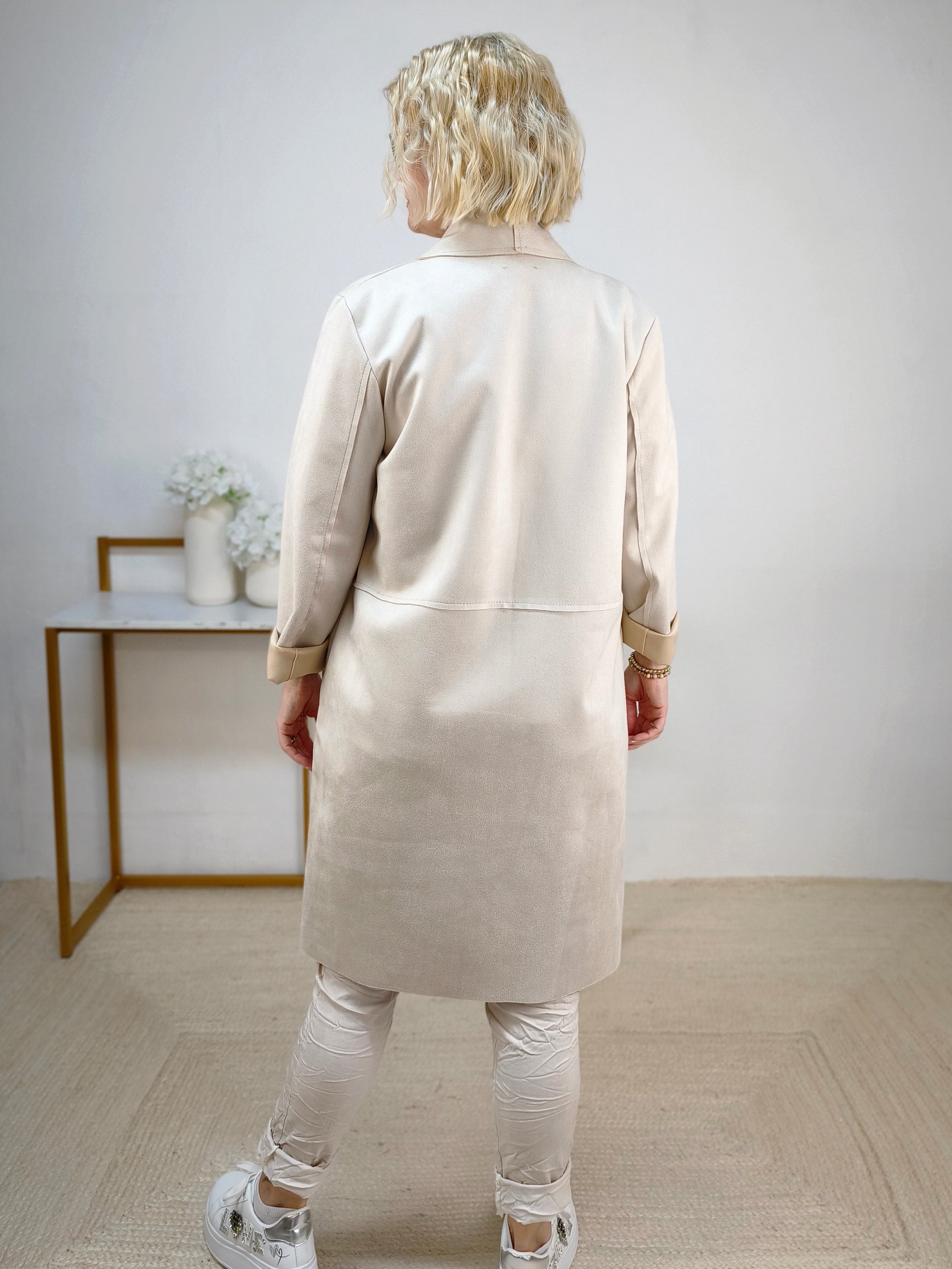 Leichter Mantel beige (36-42)