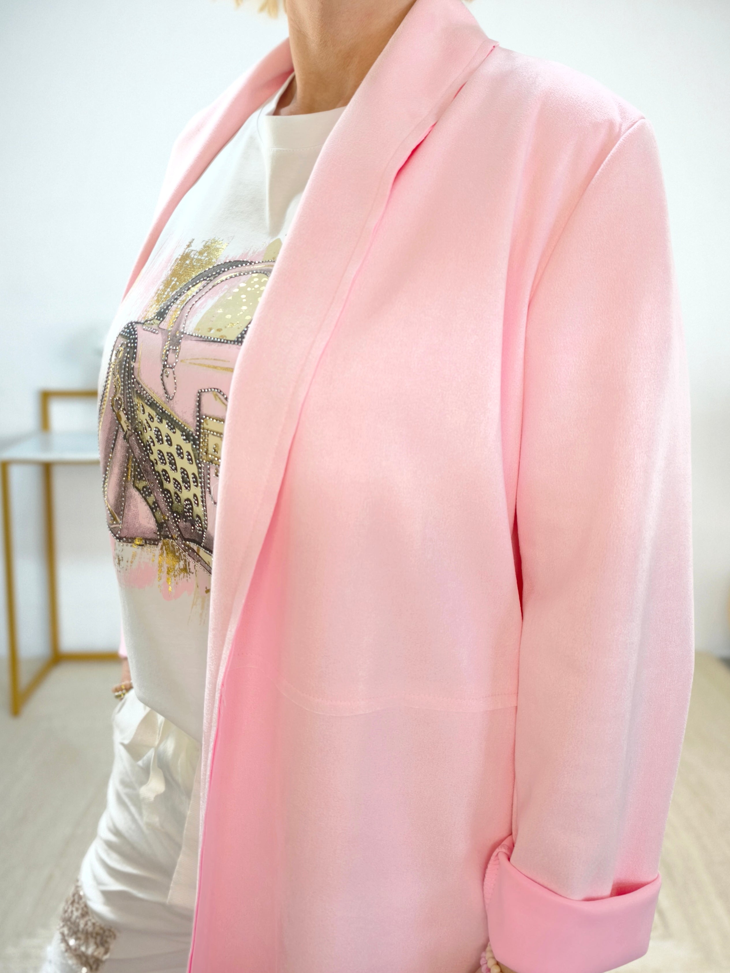 Leichter Mantel rosa (36-42)