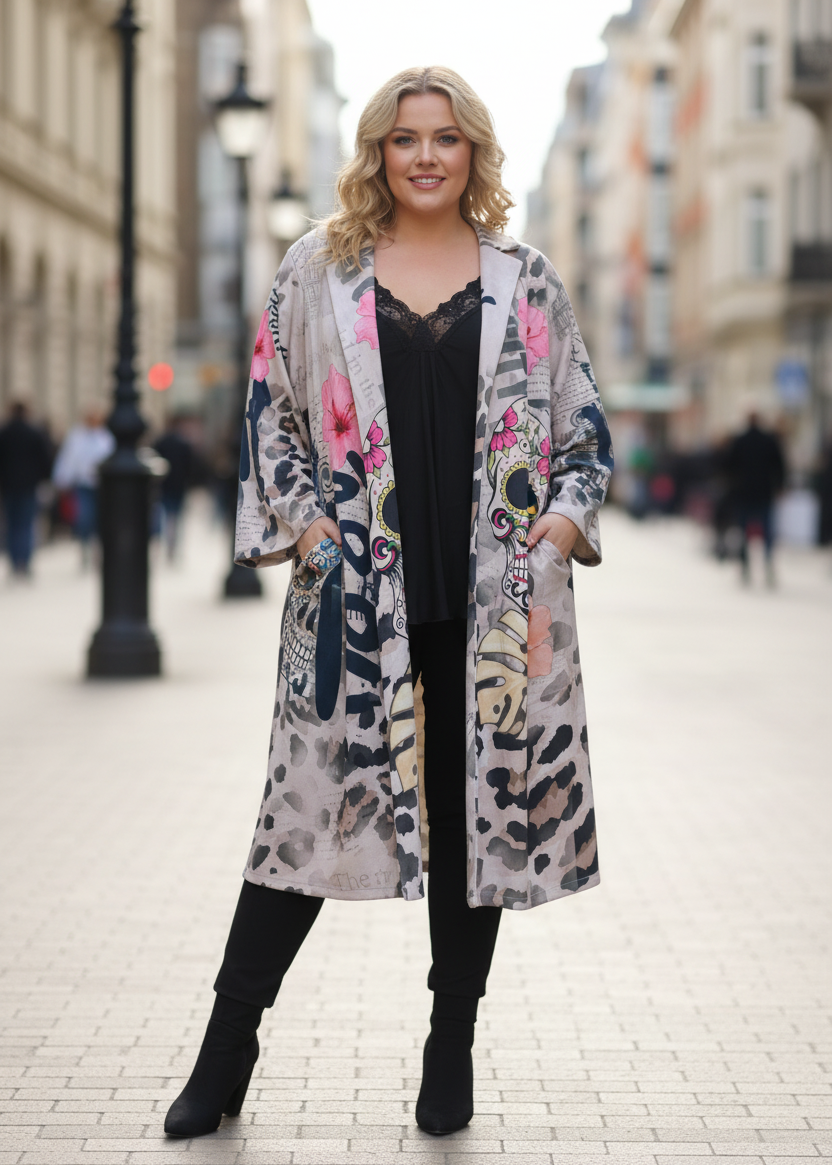 Leichter Mantel "Skull" (46-48)