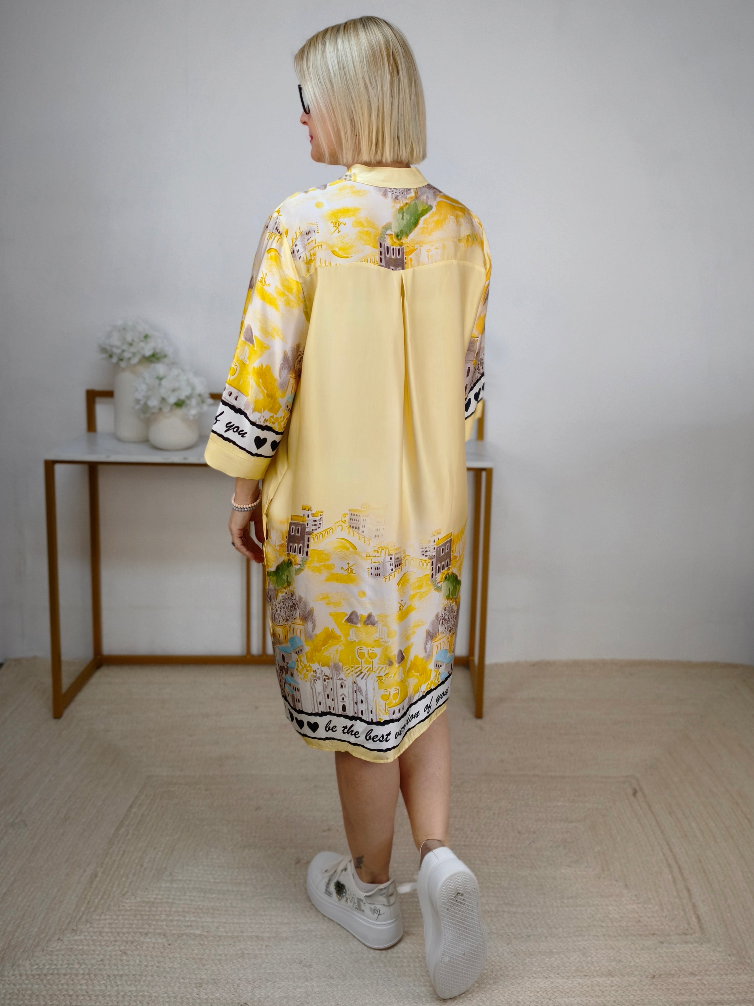 Kleid "Malta" gelb (38-42)