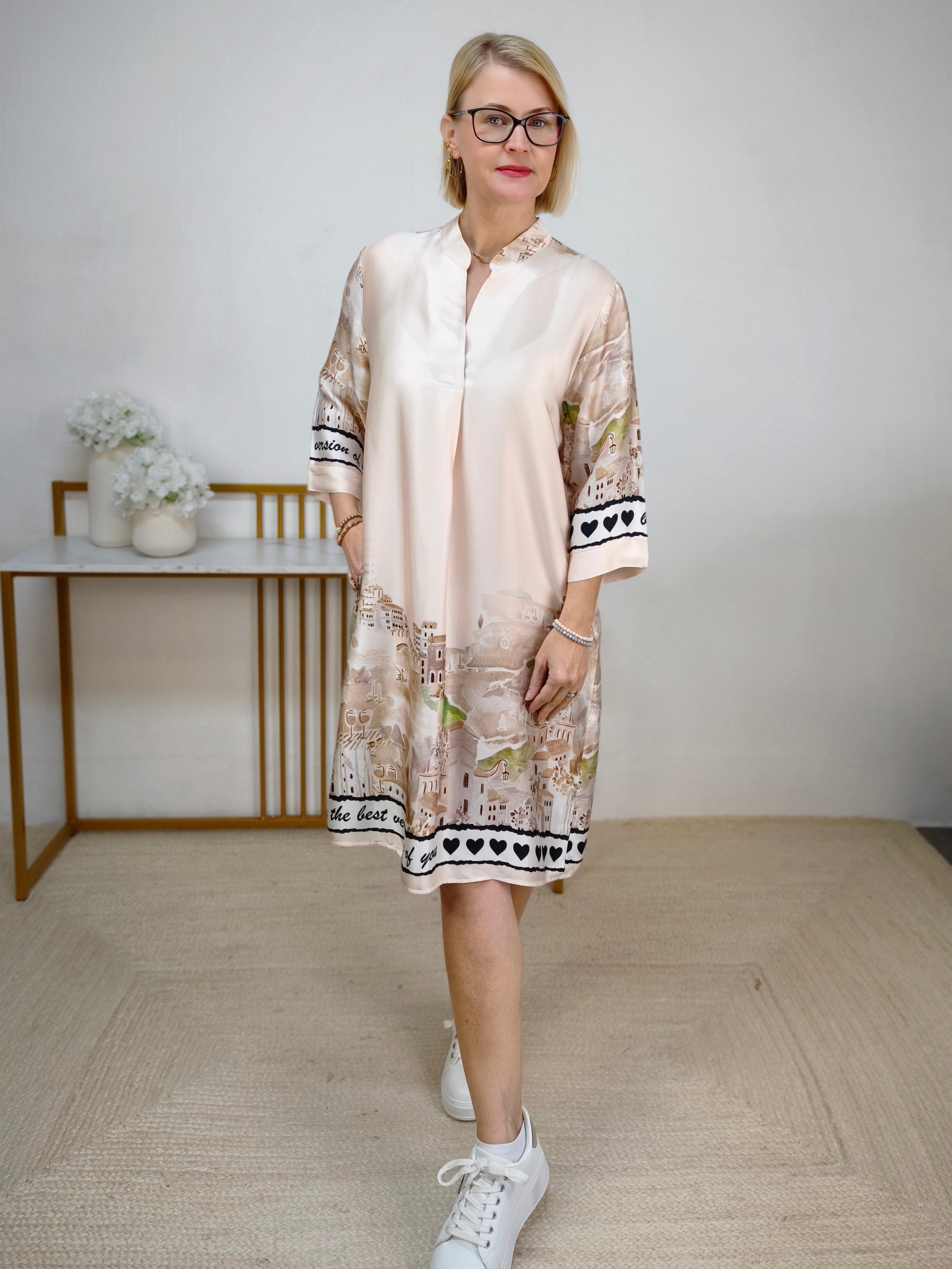 Kleid "Malta" beige (38-42)