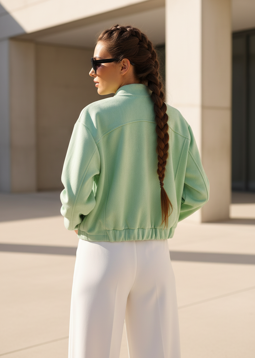 Jacke "Mia" lindgrün (bis Größe 42)