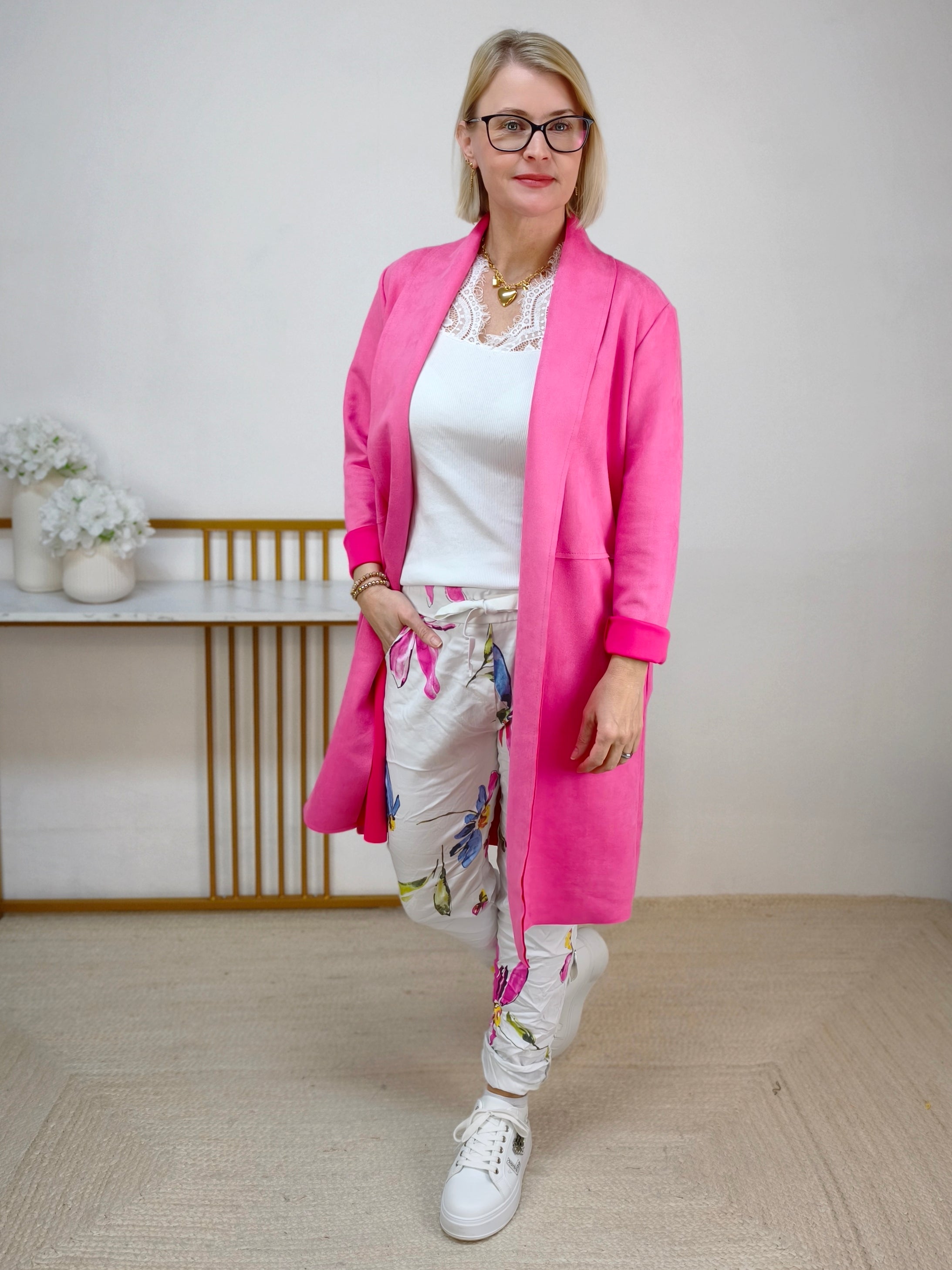 Leichter Mantel pink (36-42)