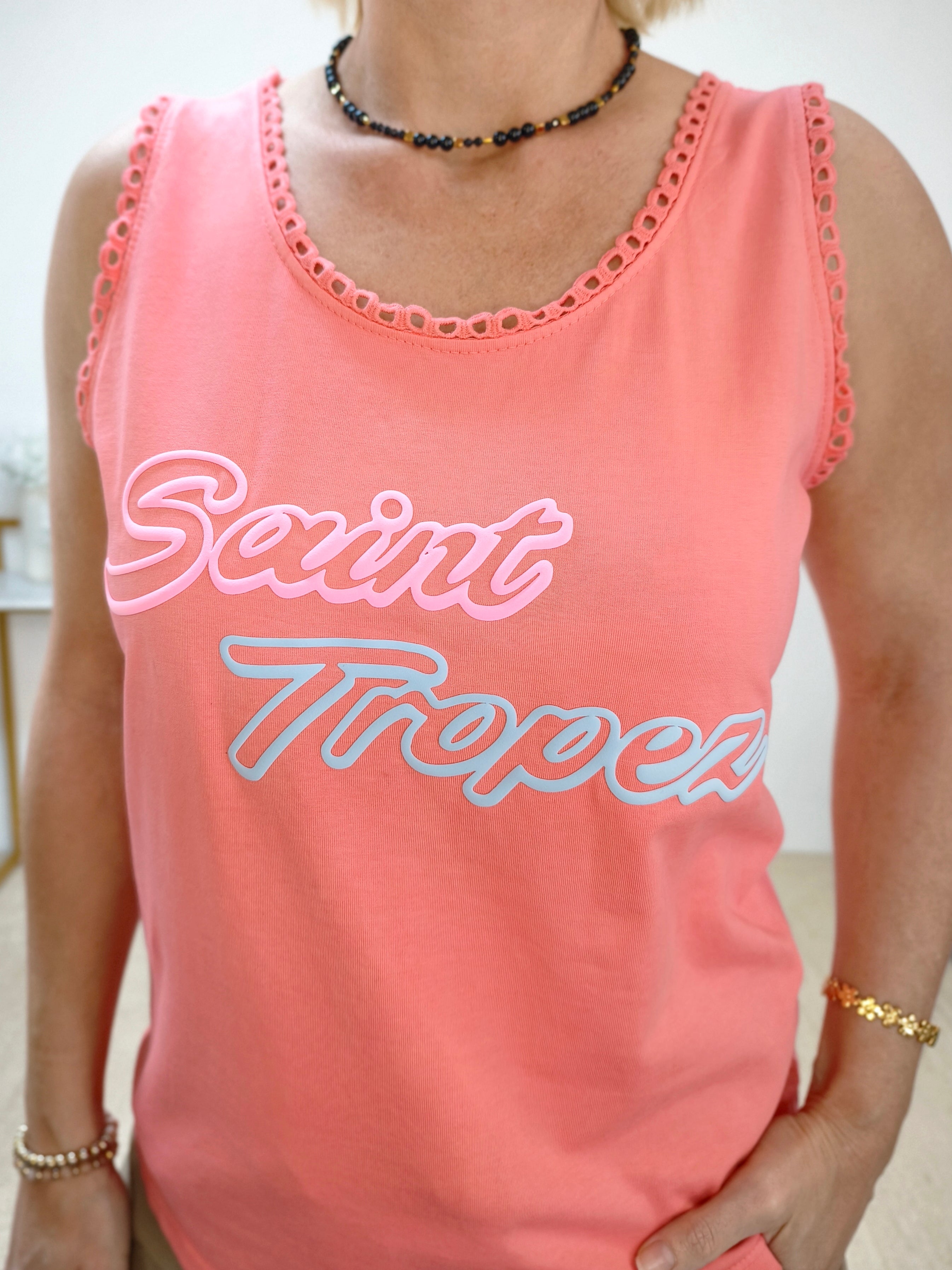 Top "Saint Tropez" in lachs (36-42)