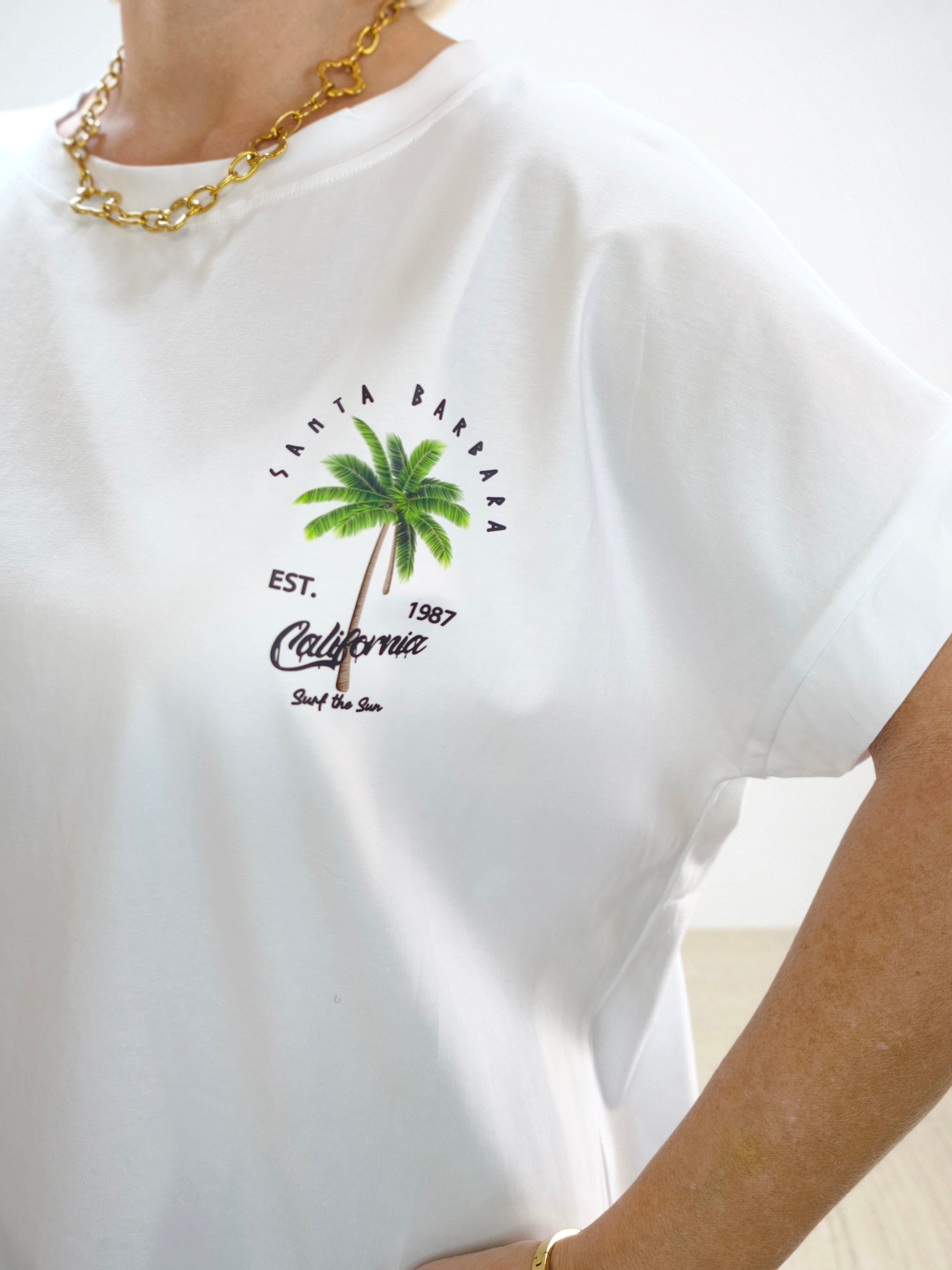 T-Shirt "Santa Barbara" in weiss (40-44)