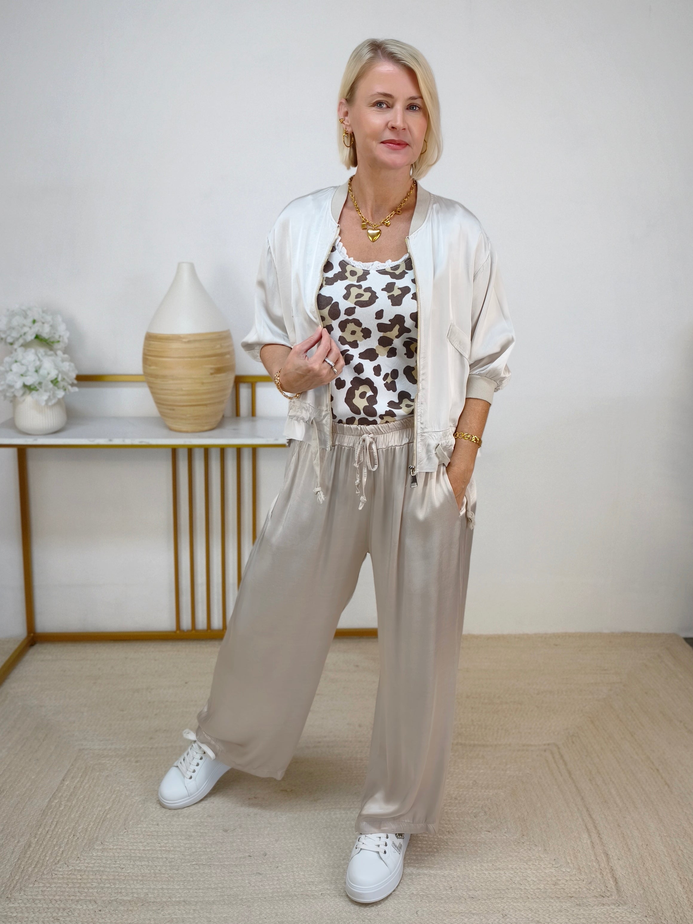 Outfit-Set Beige/Leo (36-42)