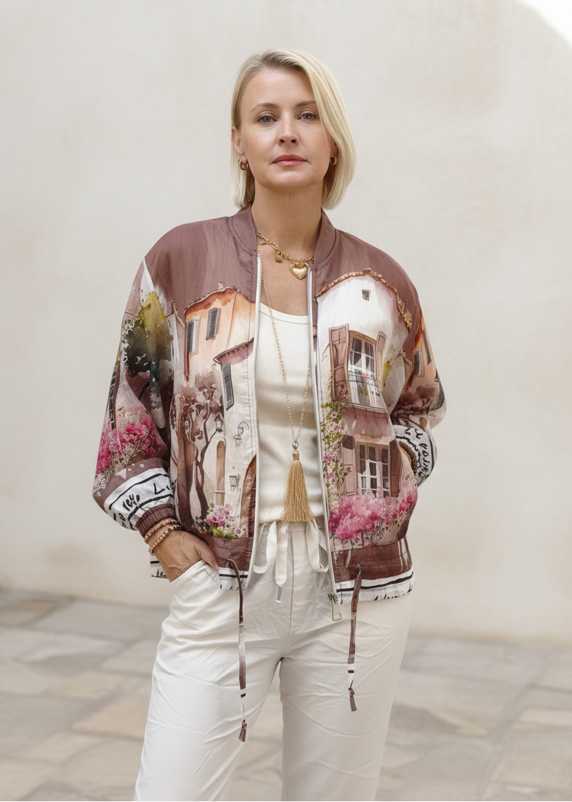 Leichte Jacke "Valenzia" Mokka (38-42/44)
