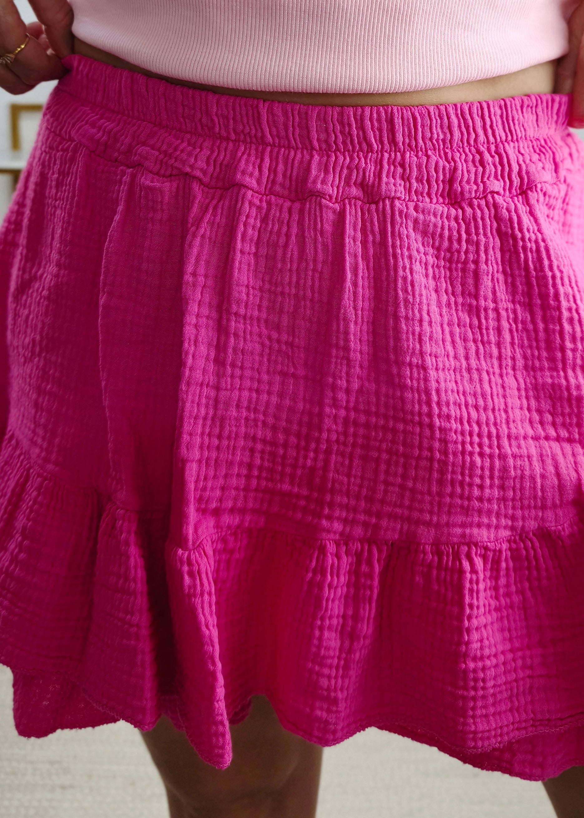 Hosenrock/Shorts in Pink (36-42)
