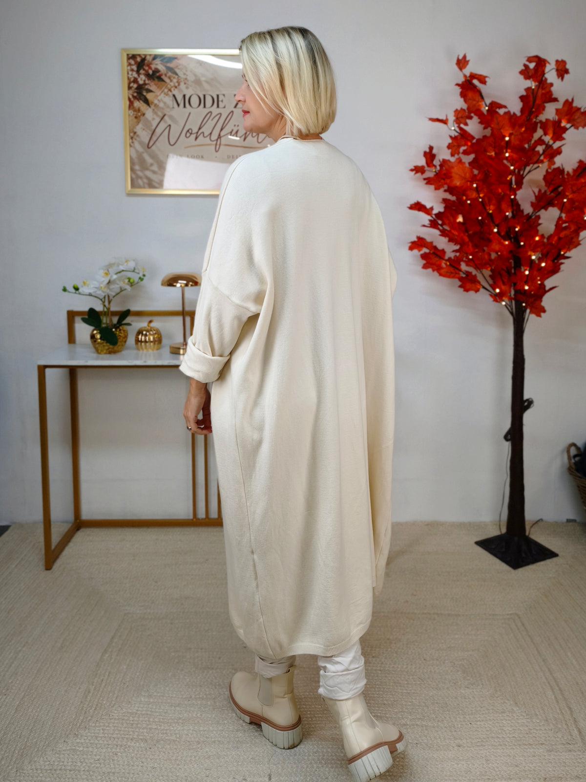 Long Cardigan Creme (40-44/46)