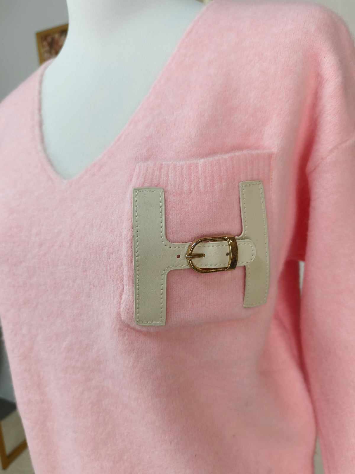 Pullover "Holly" pastell rosa (Gr. 36-42)