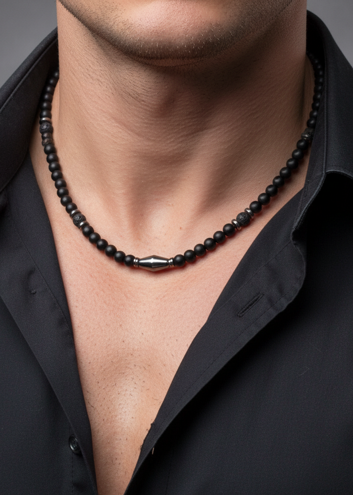 Perlenkette Mann