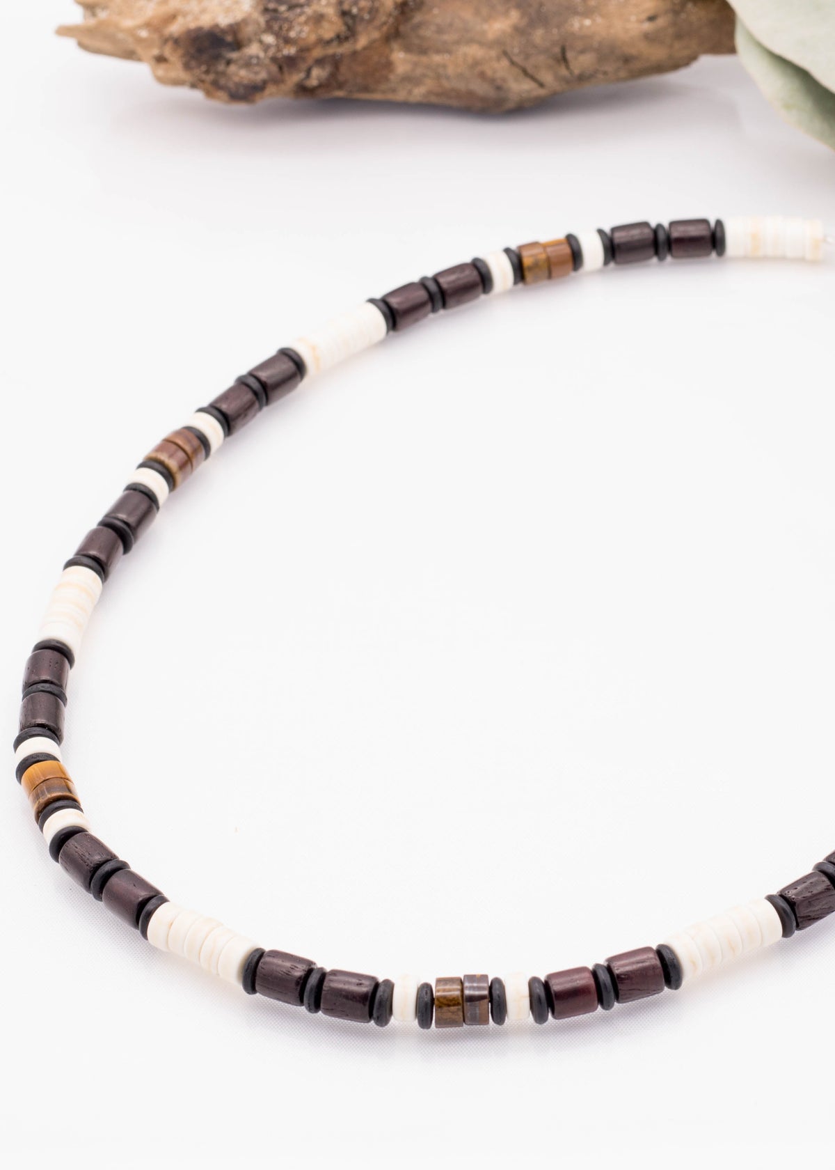 Holzperlen Herren Kette