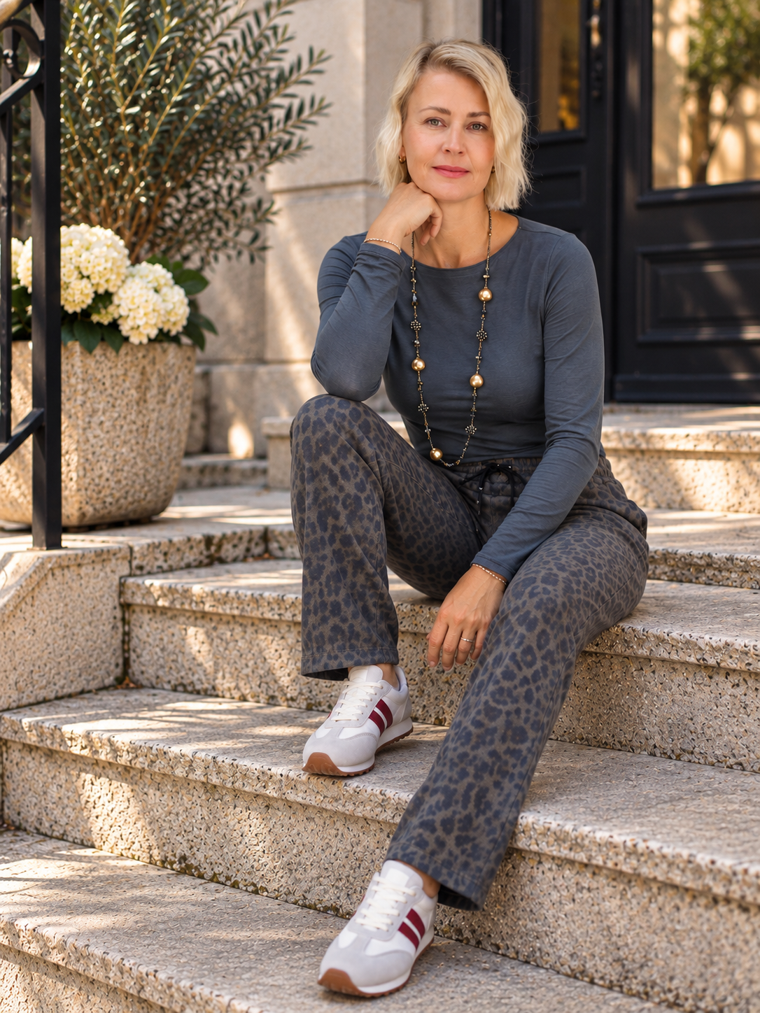 Kashmire Longsleeve uni Anthrazit (36-40/42)