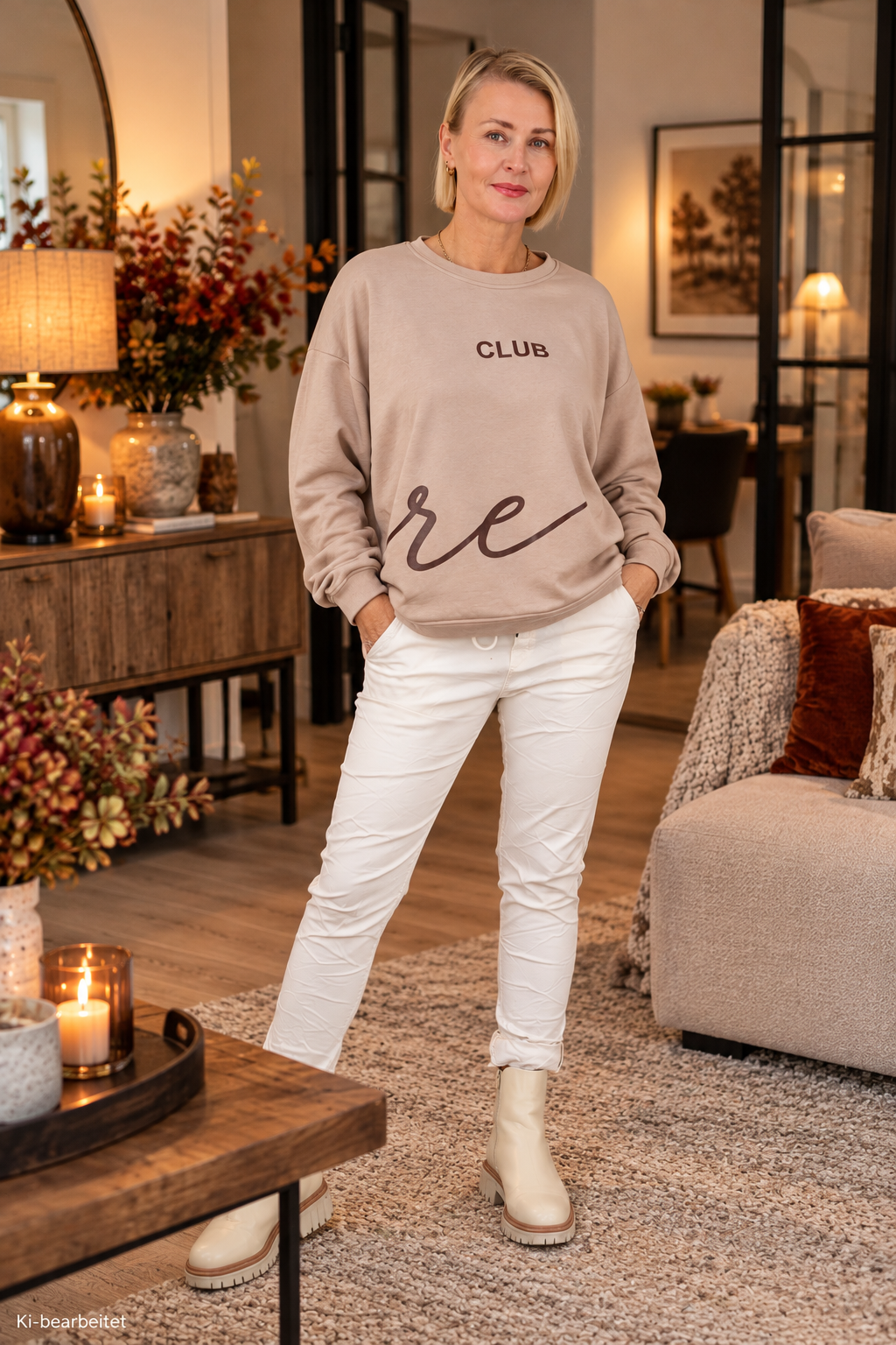 Sweatshirt "Club" Beige (38-42)