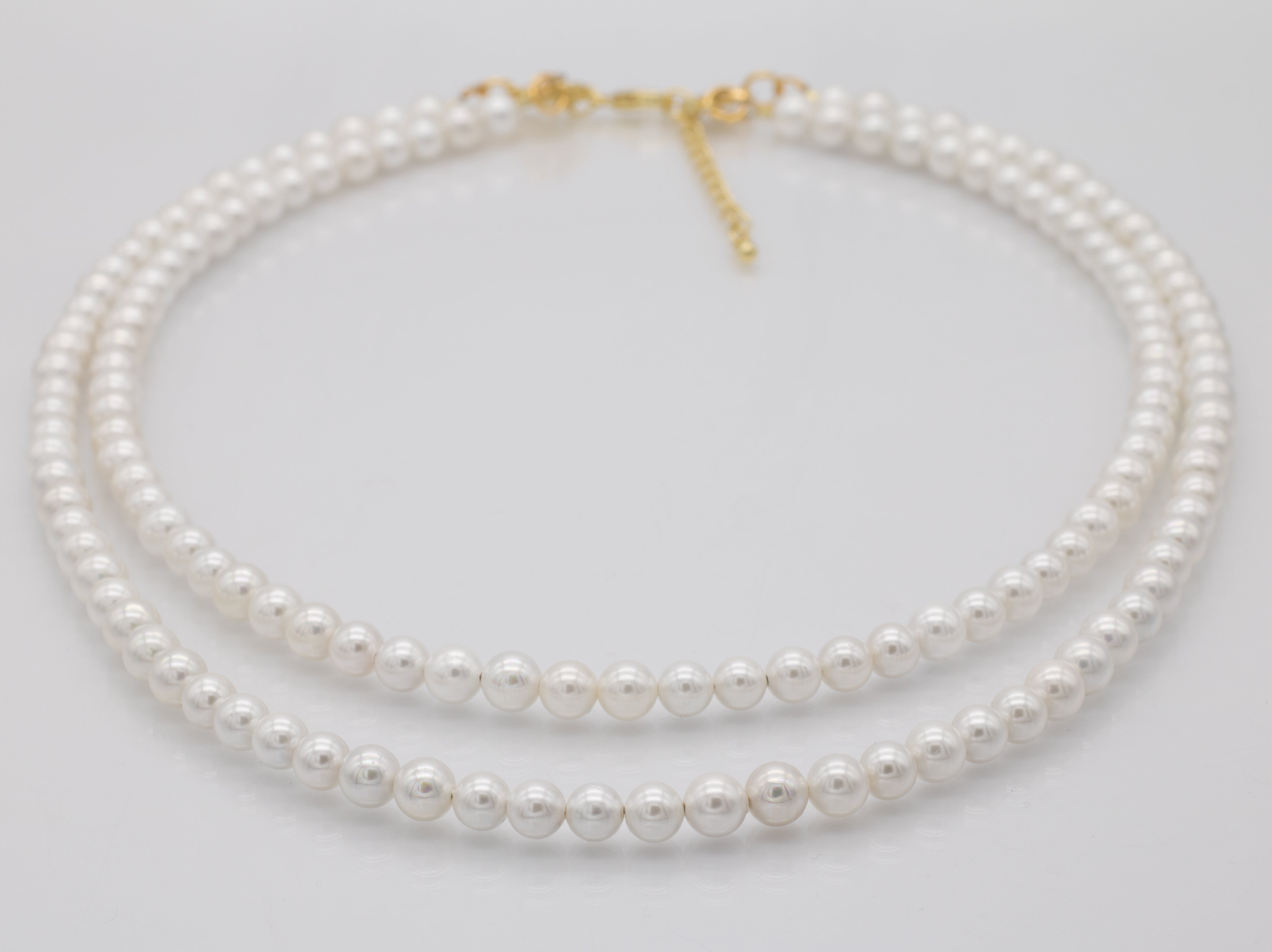 Perlenkette 2-reihig Damen