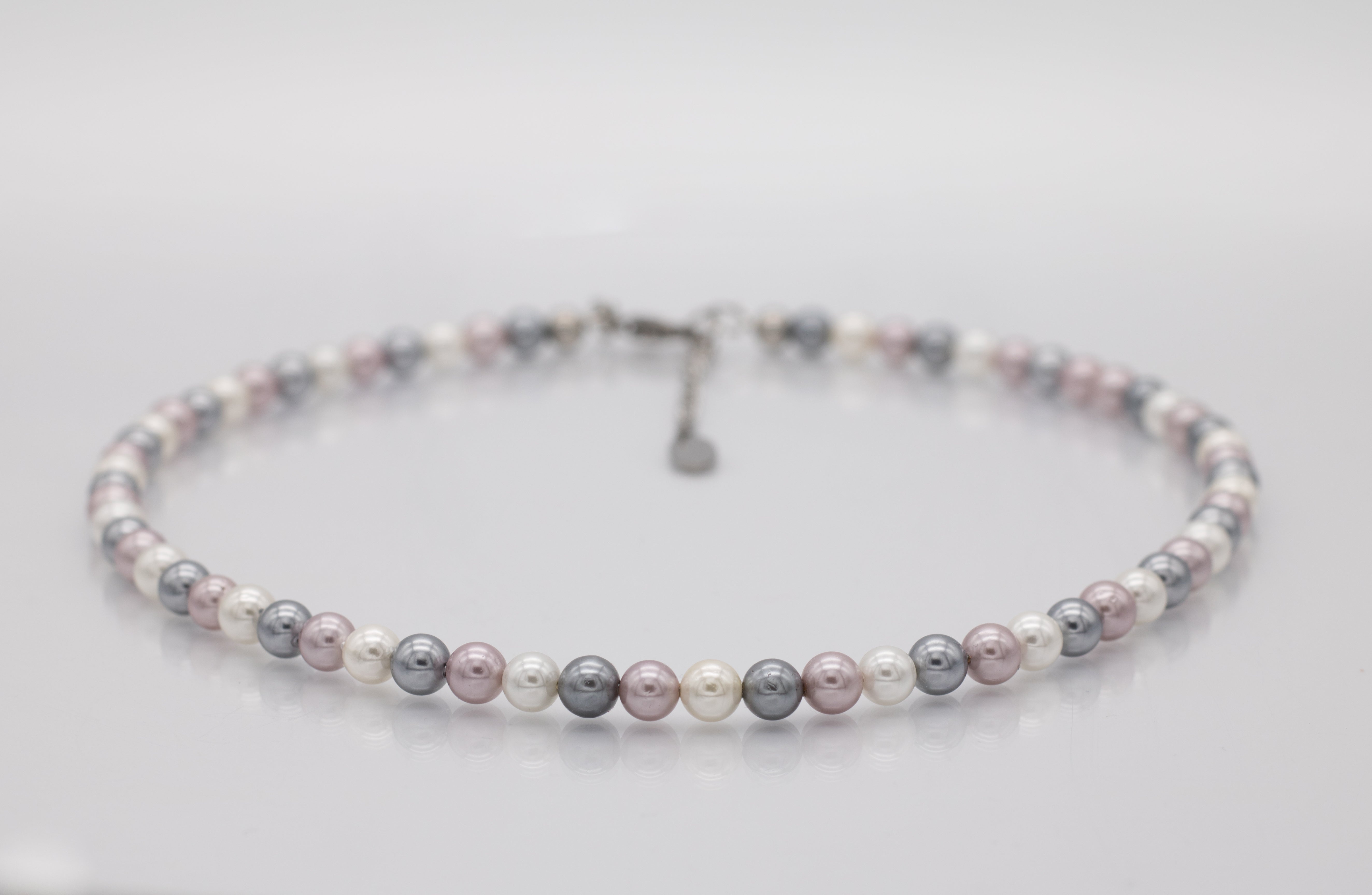 Perlenkette Pastell