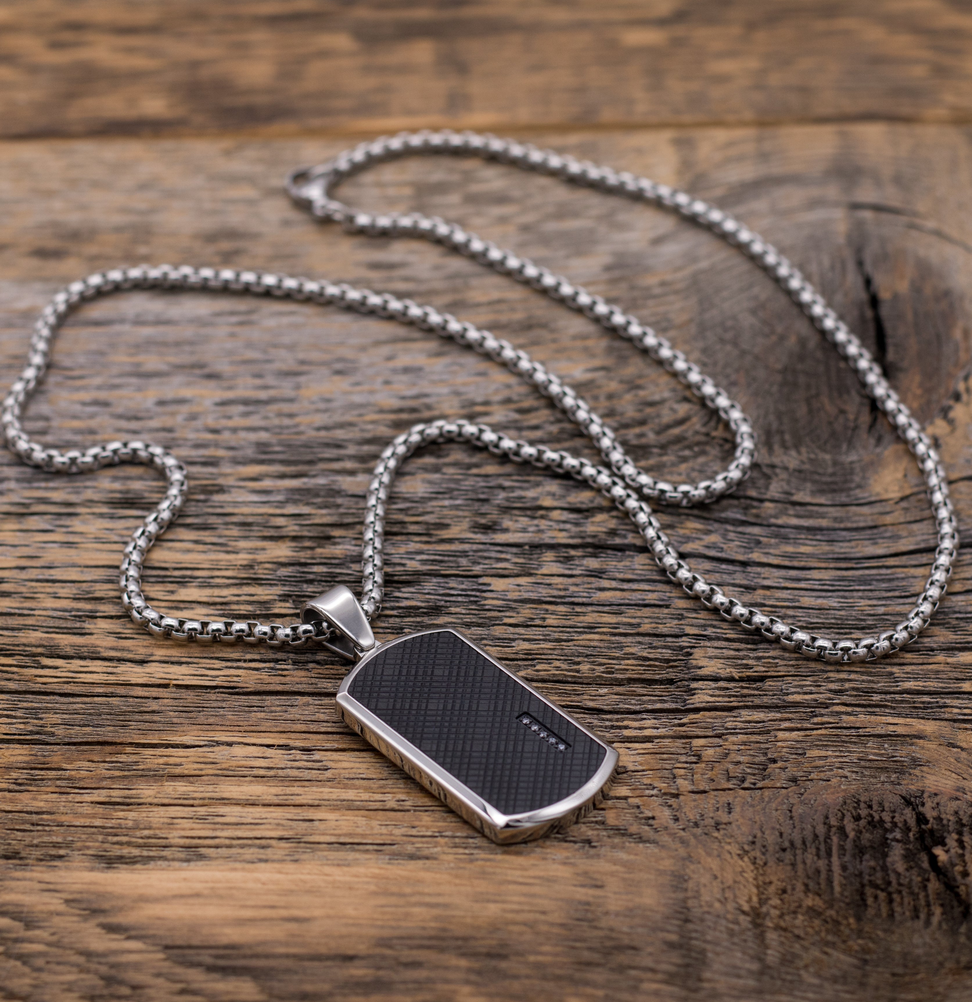 Dog Tag silber