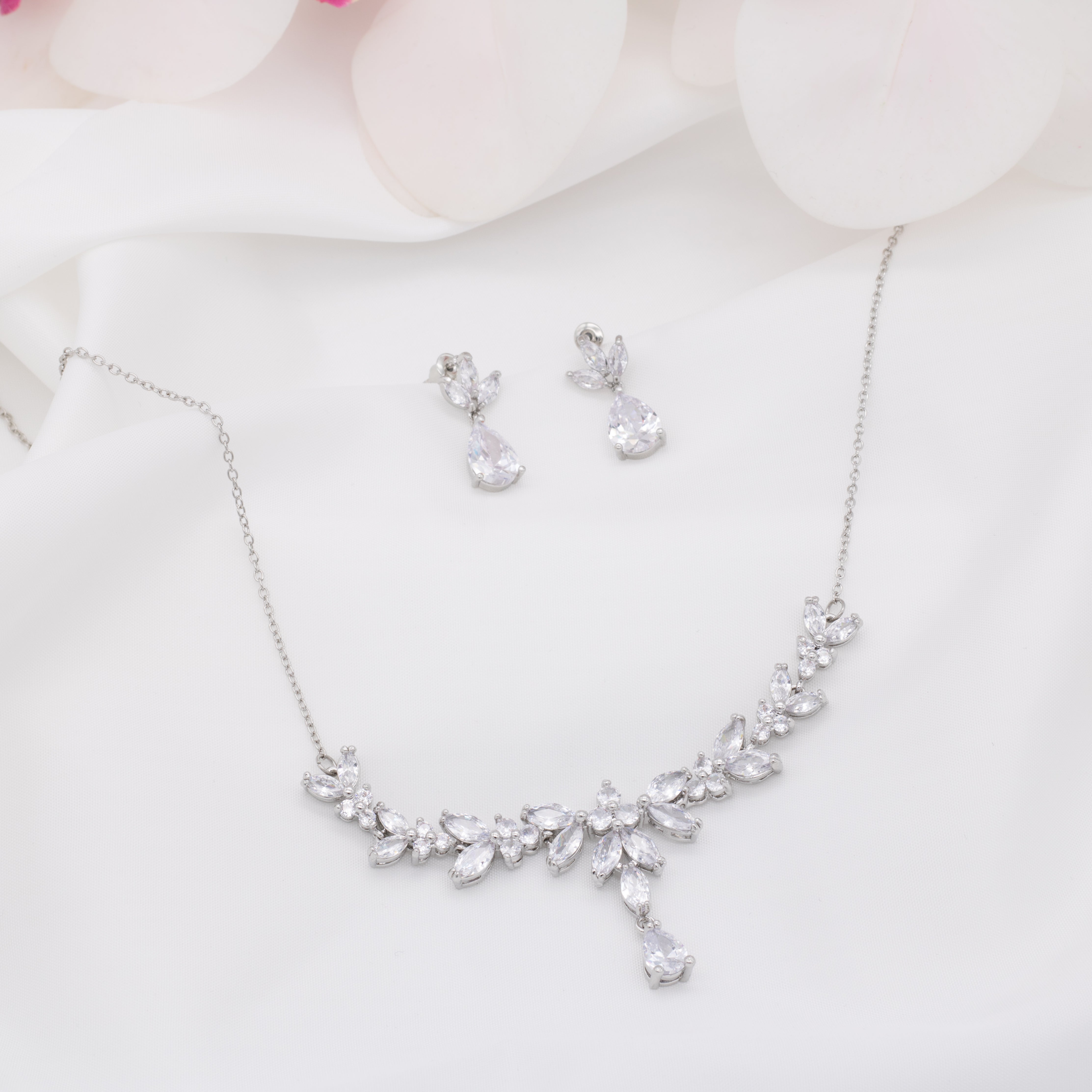 Brautschmuck Set - Hochzeitsschmuck "Anna" 2-tlg.