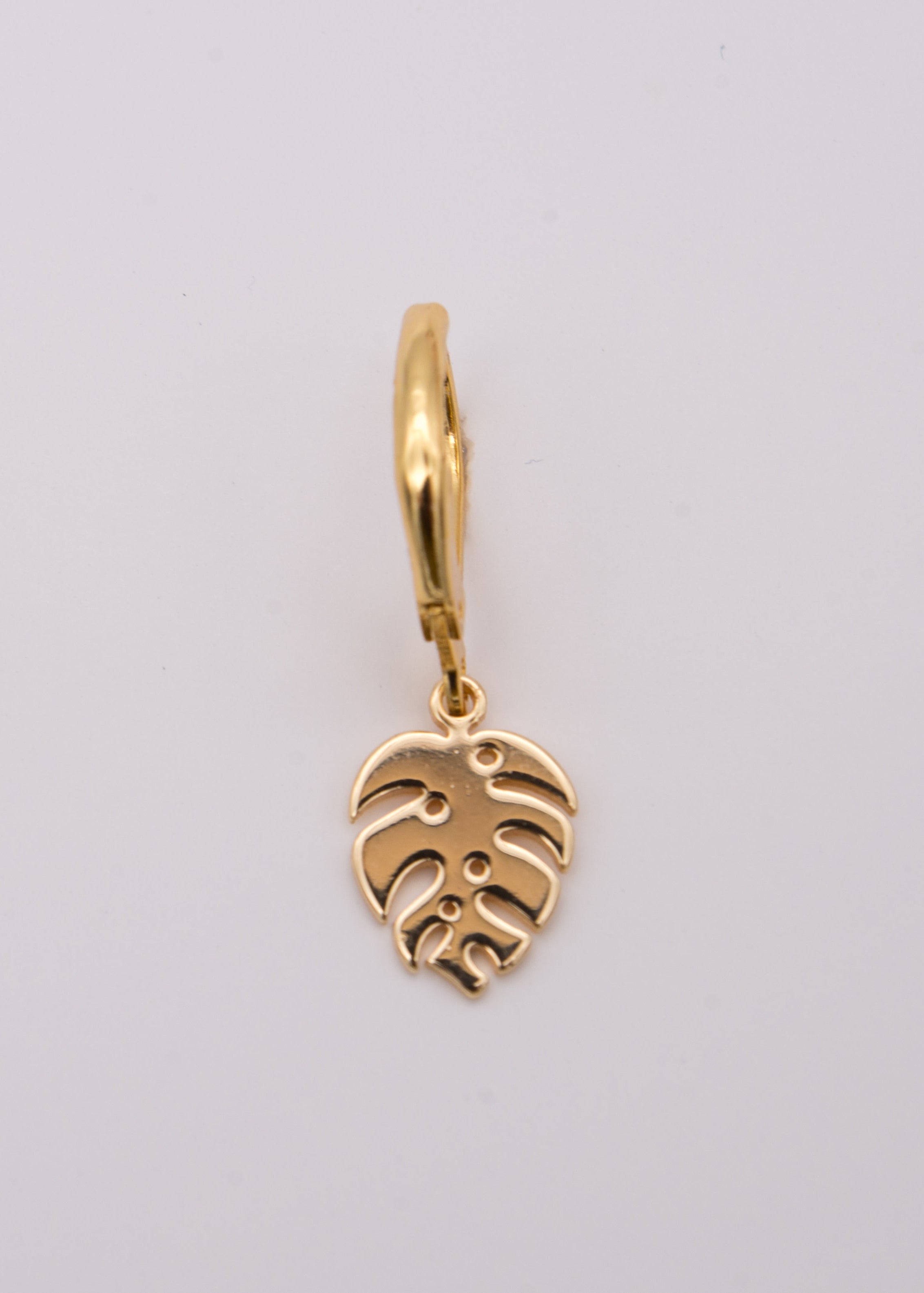 Ohrringe "Monstera" golden