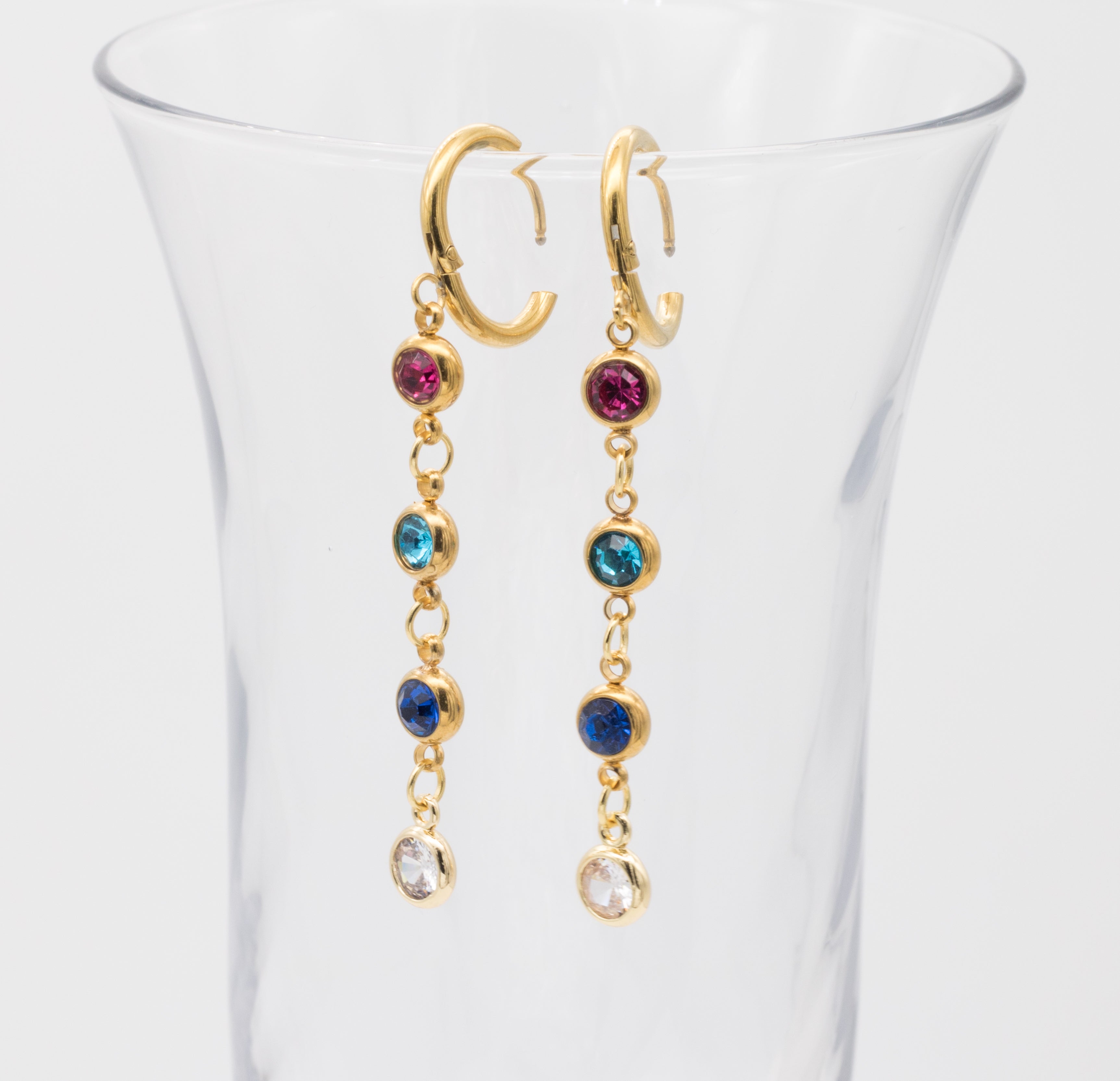 bunte Ohrringe Modeschmuck