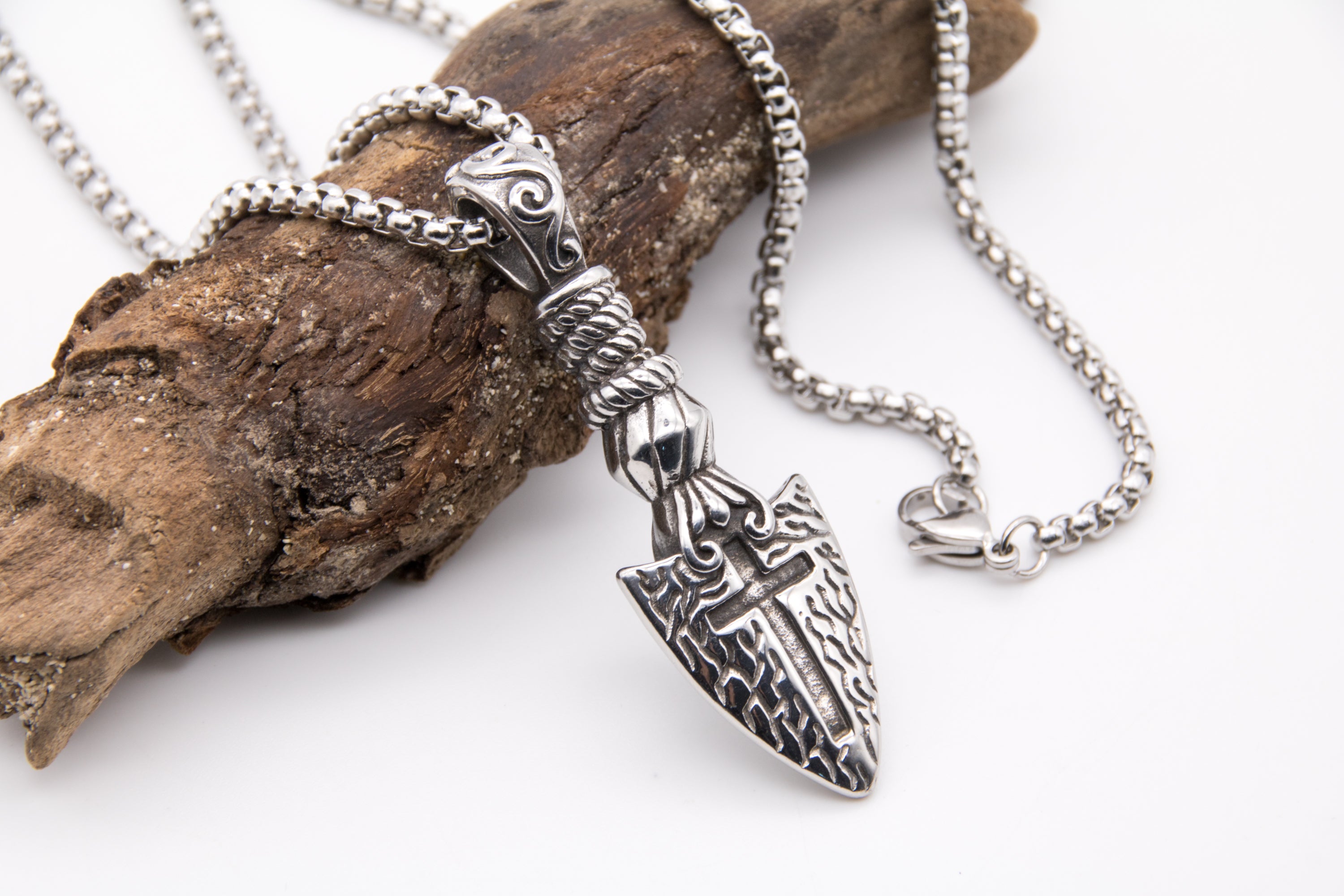 Edelstahl Halskette Mann