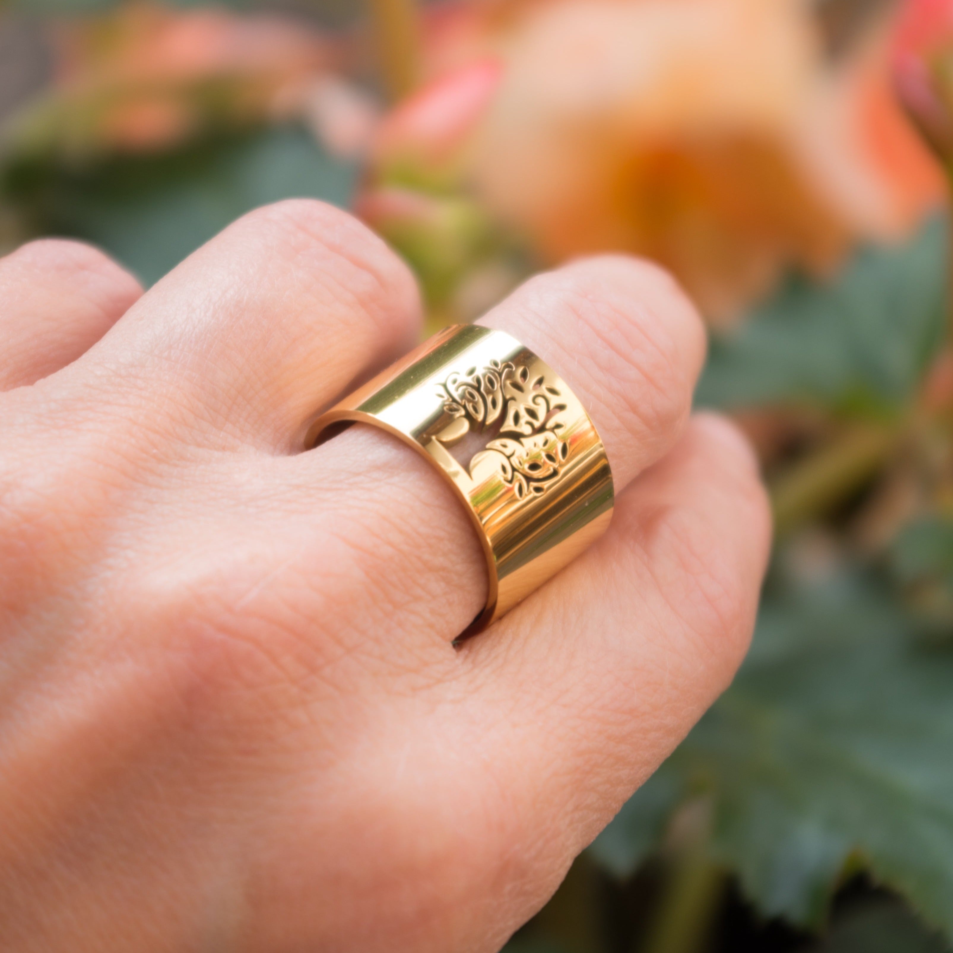 breiter Ring Damen