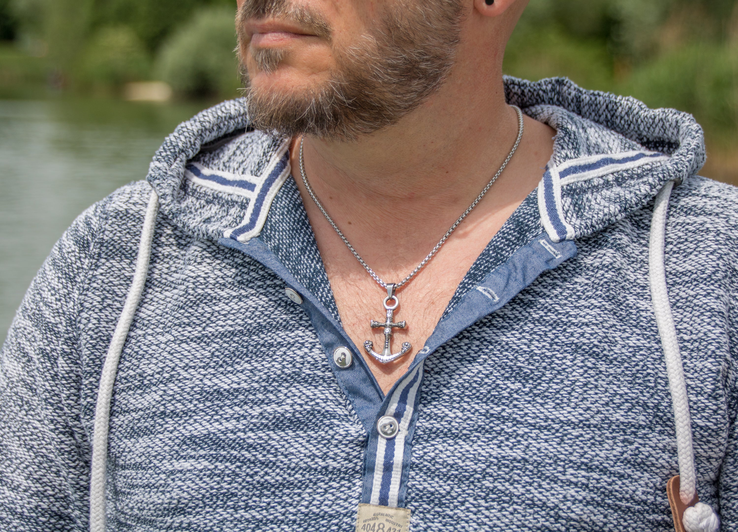 Halskette Anker Schmuck