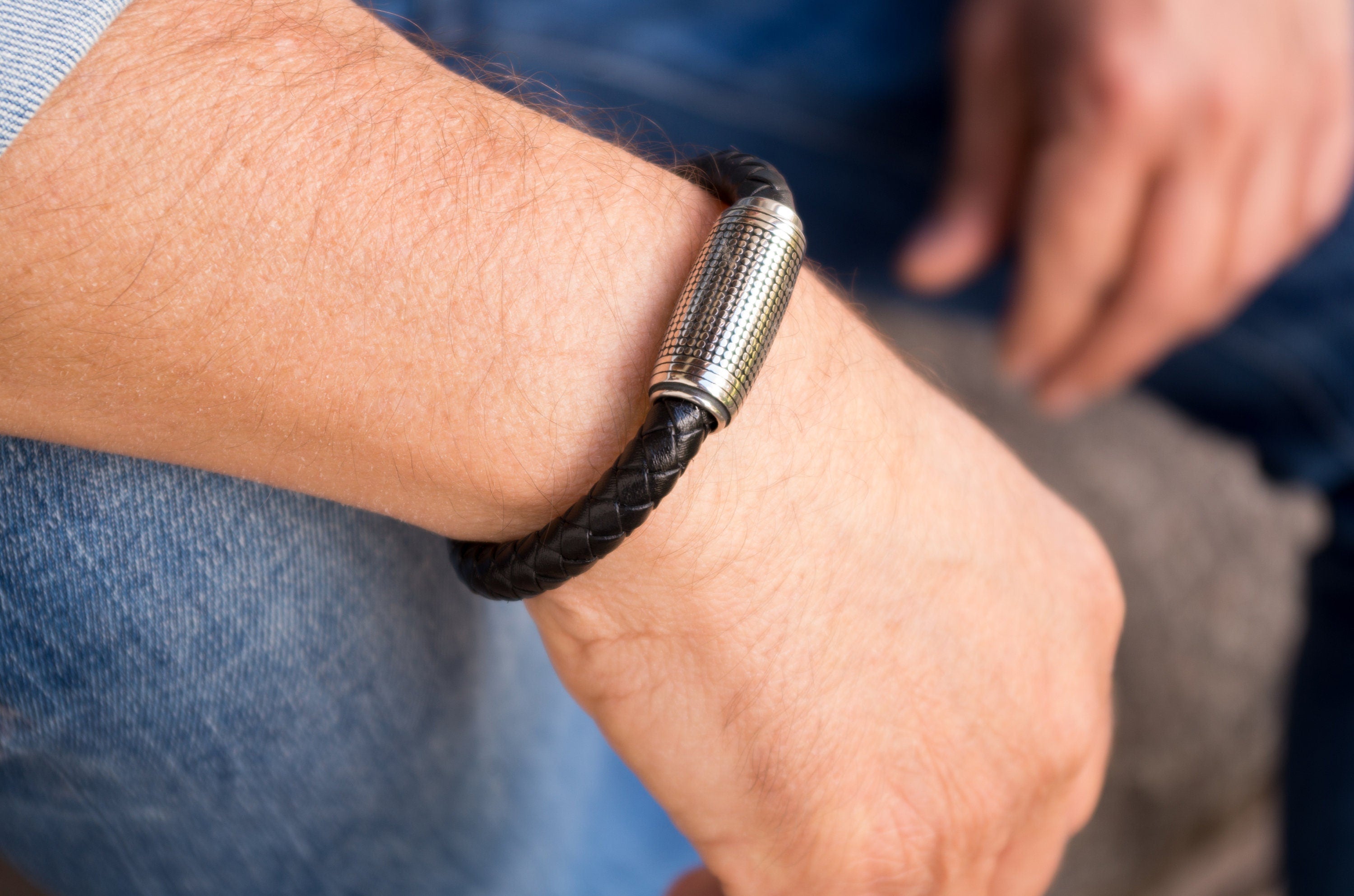 dickes Lederarmband