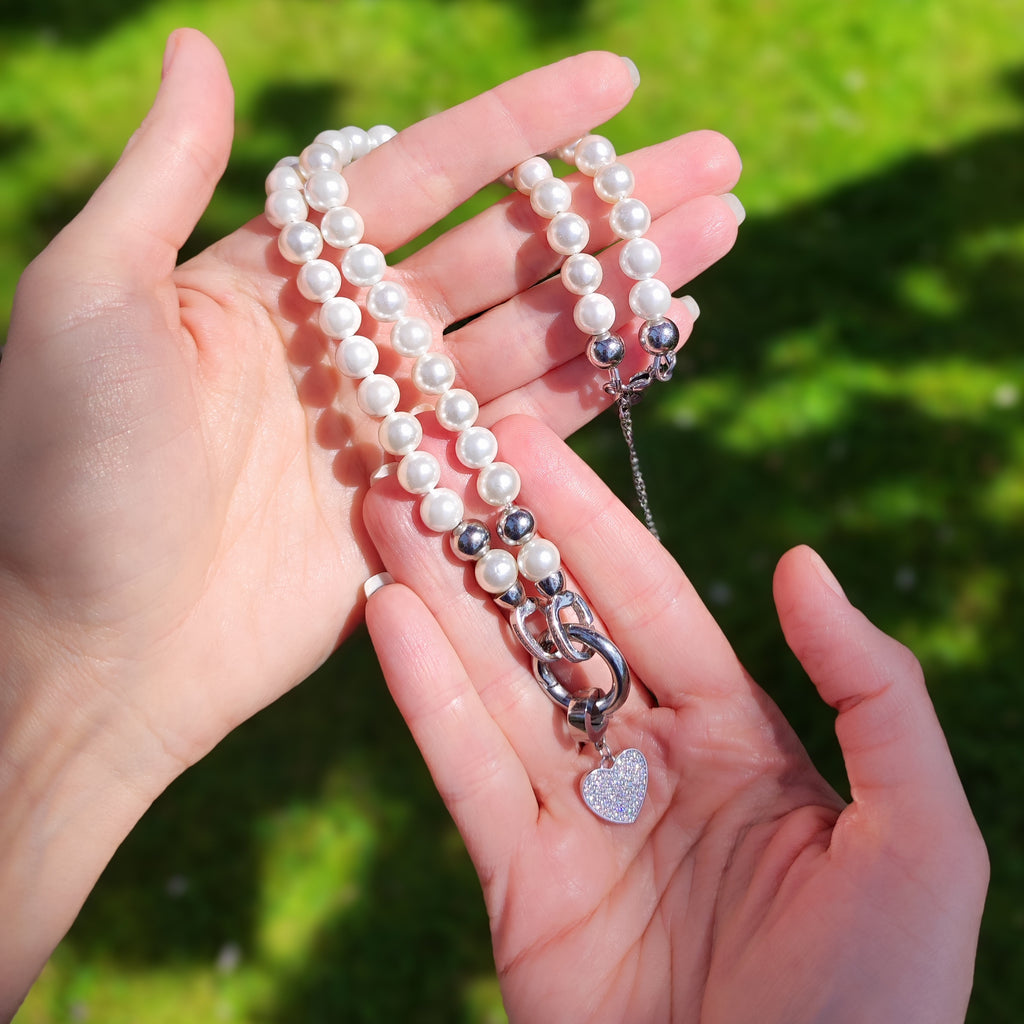 Perlenkette Damen