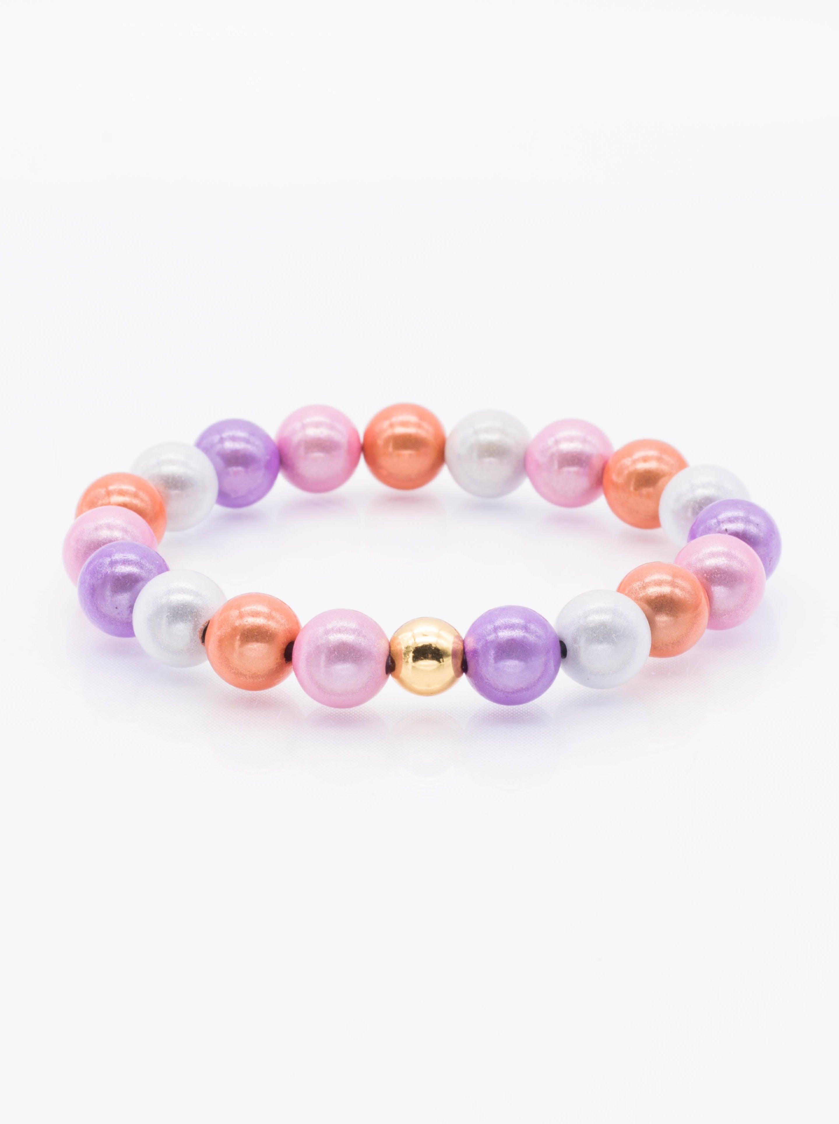 magisches Perlenarmband - Pastell Mix