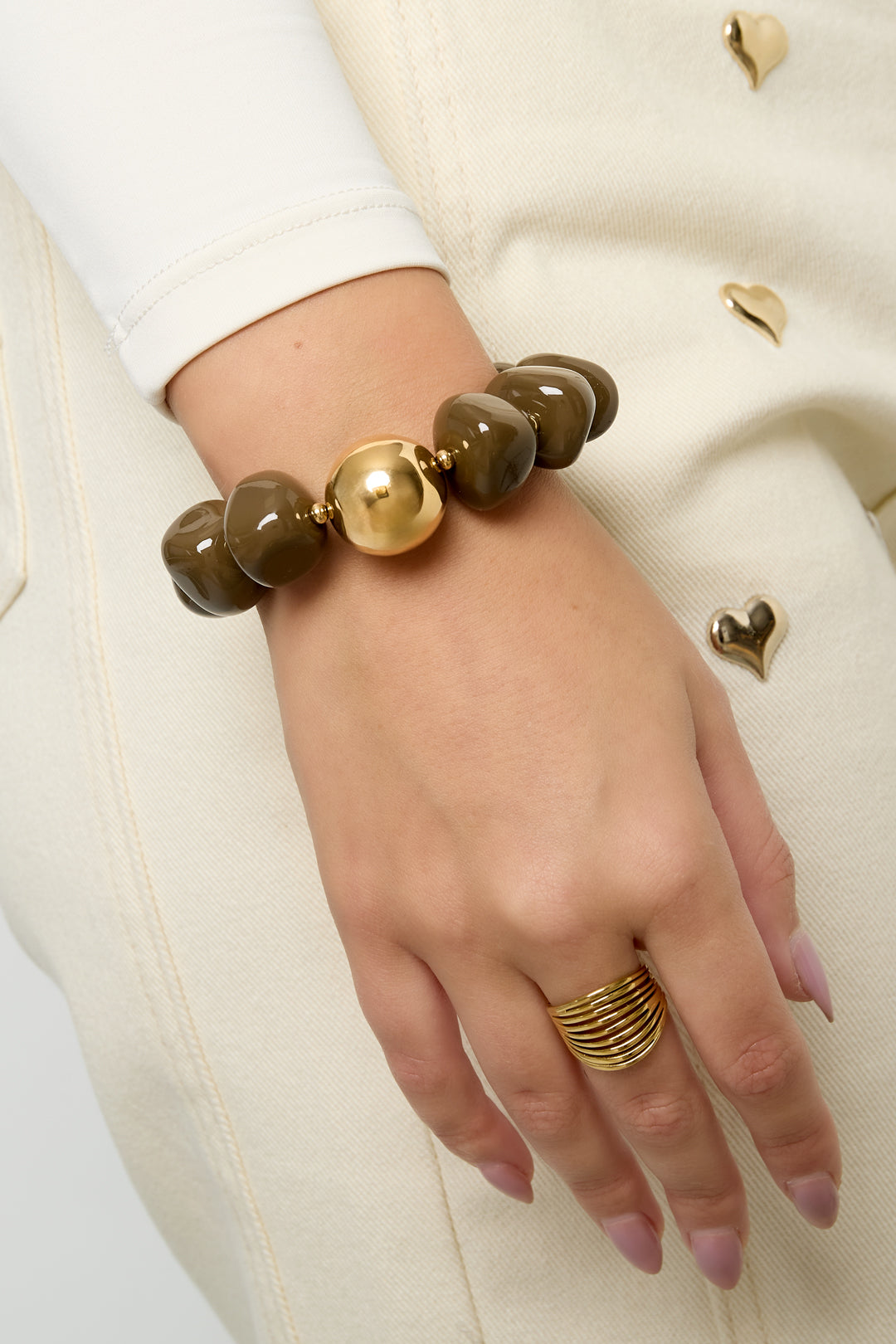 Stylisches Modeschmuck Armband in 3 verschiedenen Farben