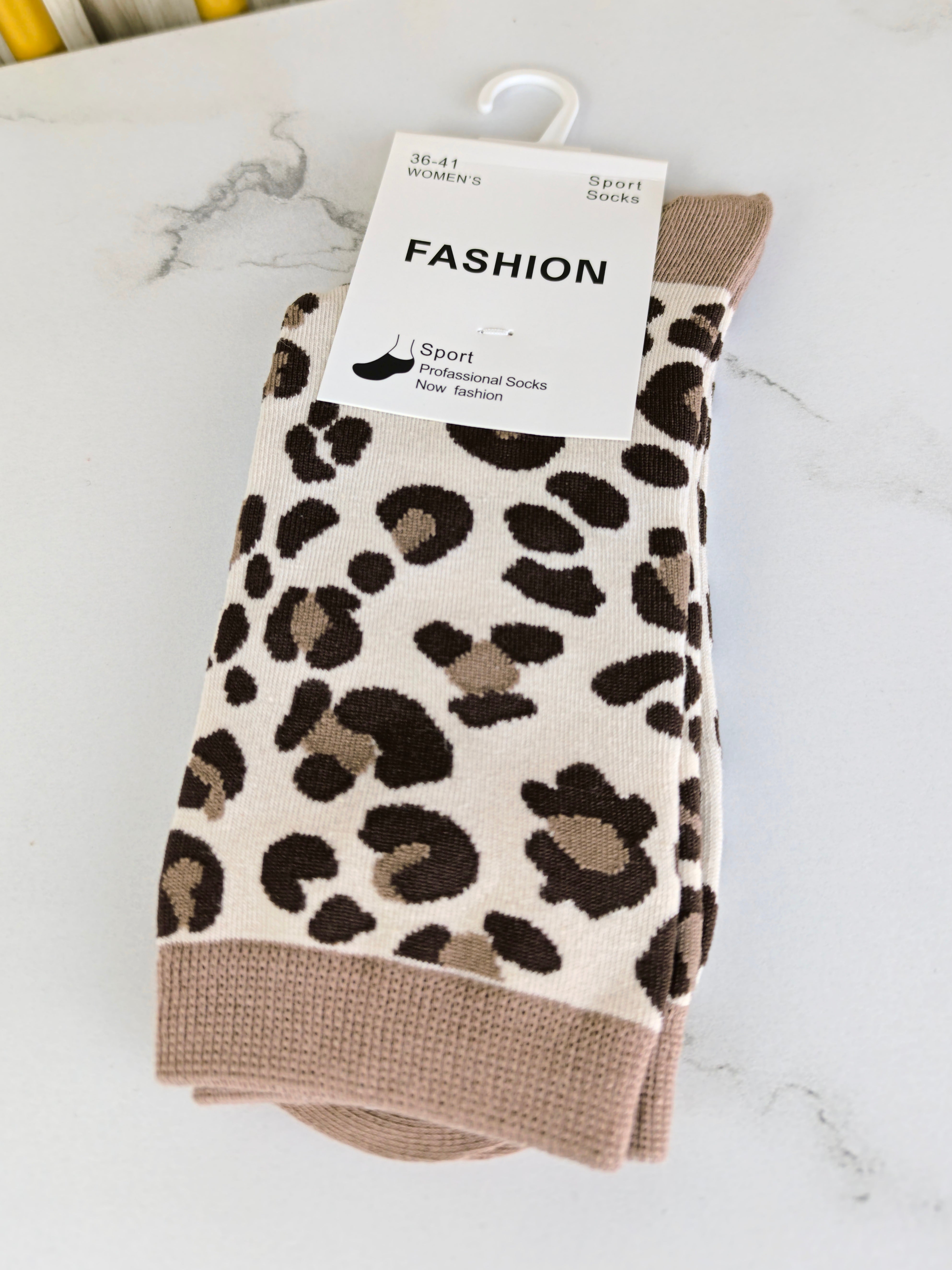 Trendige Socken im Leo Style (36-41)