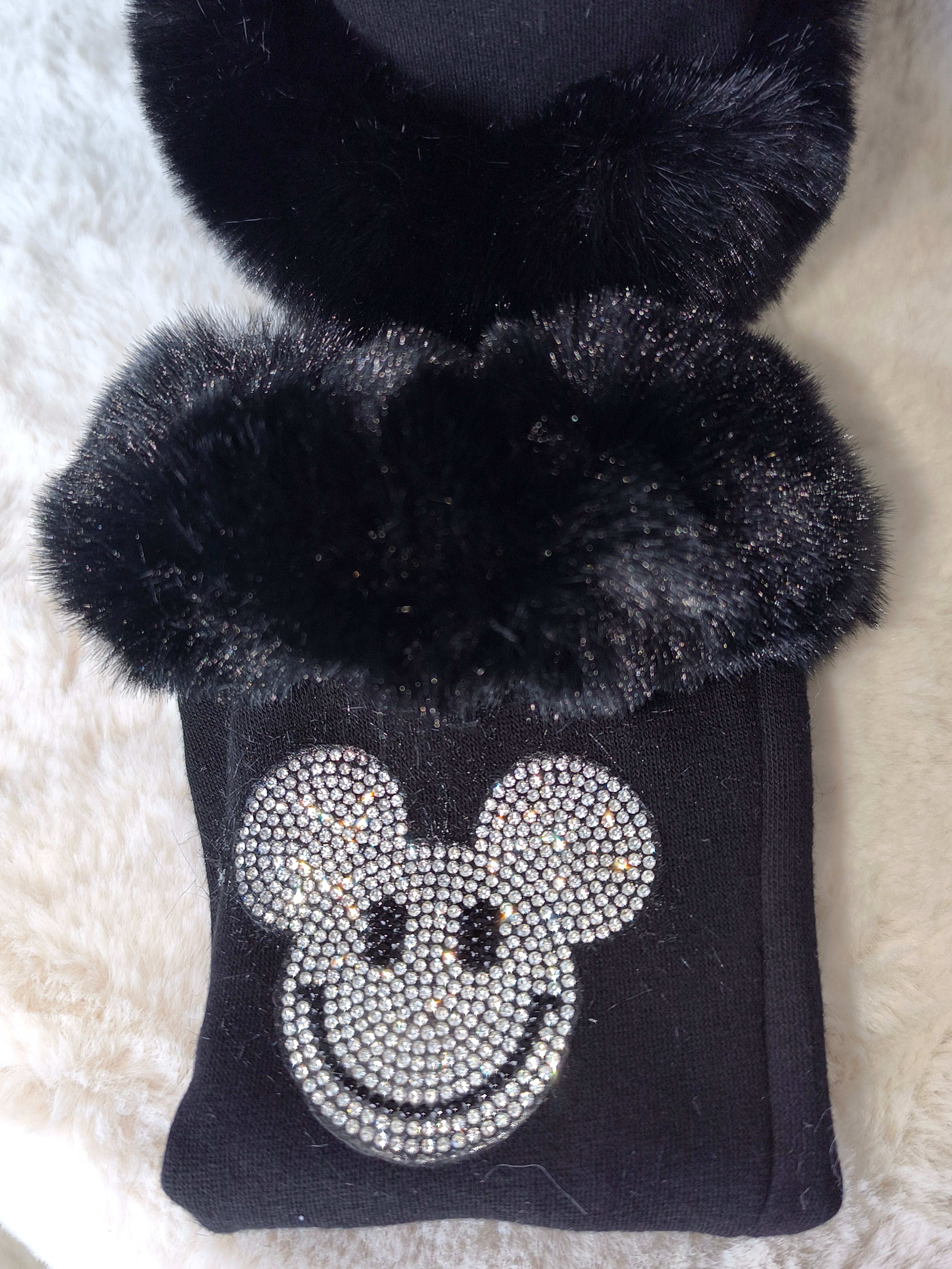 Warme Handschuhe schwarz in 4 Varianten