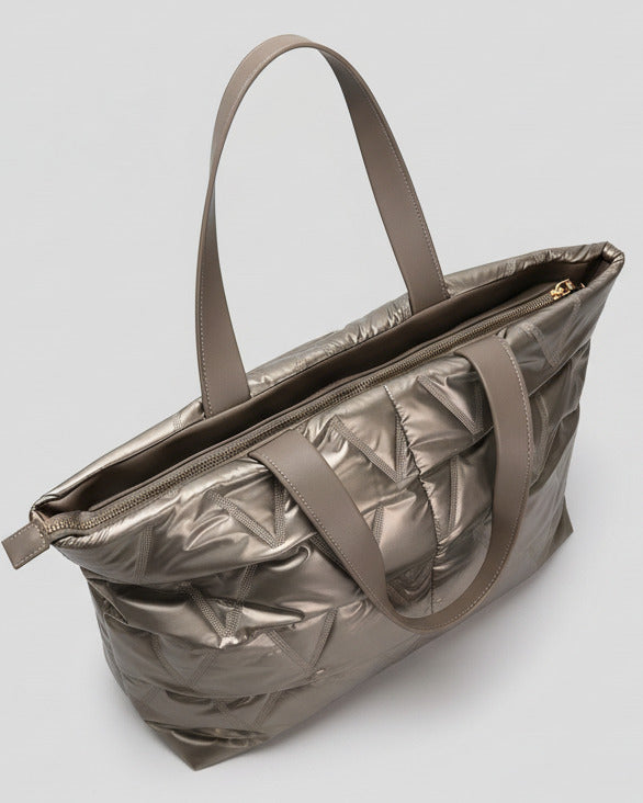 Tragetasche in metallic