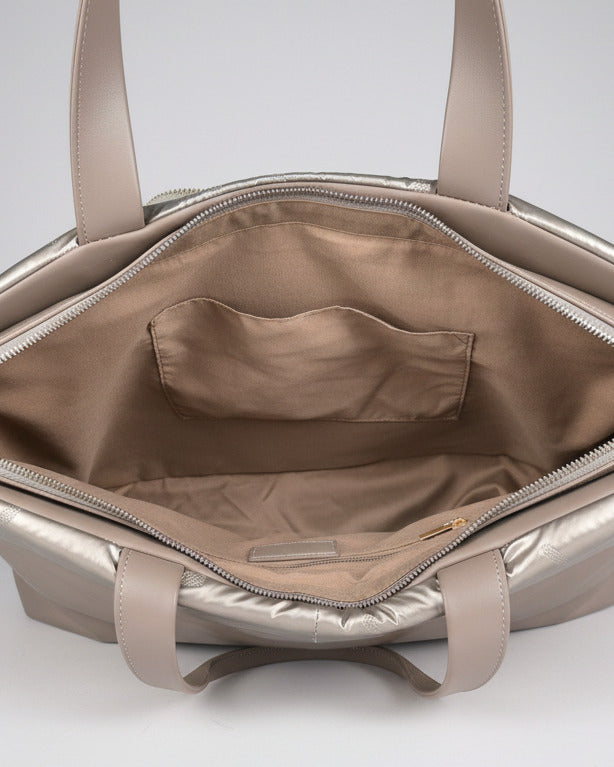 Tragetasche in metallic