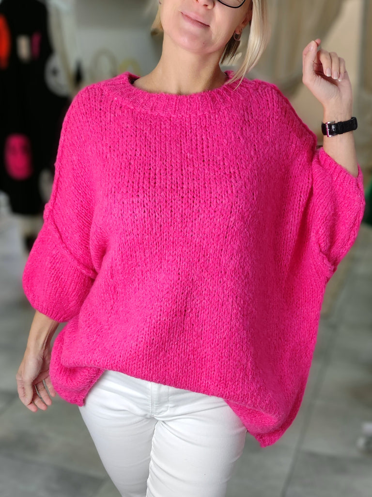 kuschel Pullover Pink