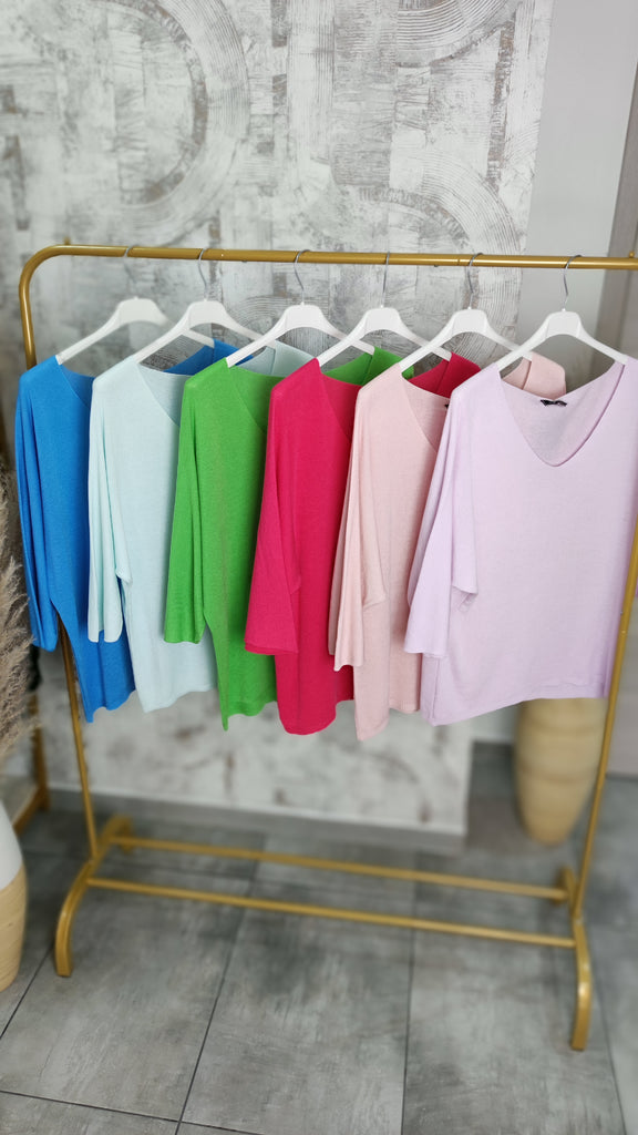 Leichter Pulli - Basic Pullover in verschiedenen Farben (38-42)