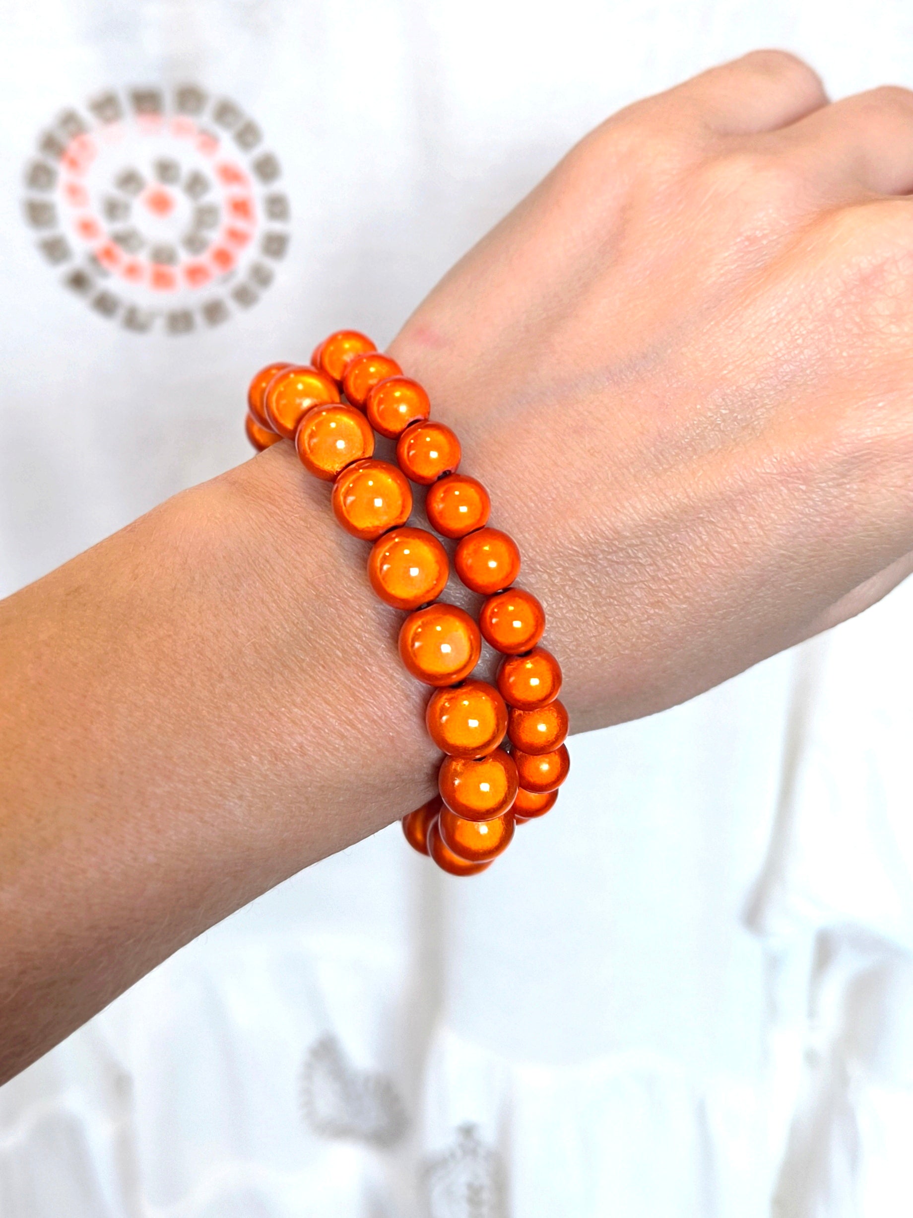 magisches Perlenarmband - Orange