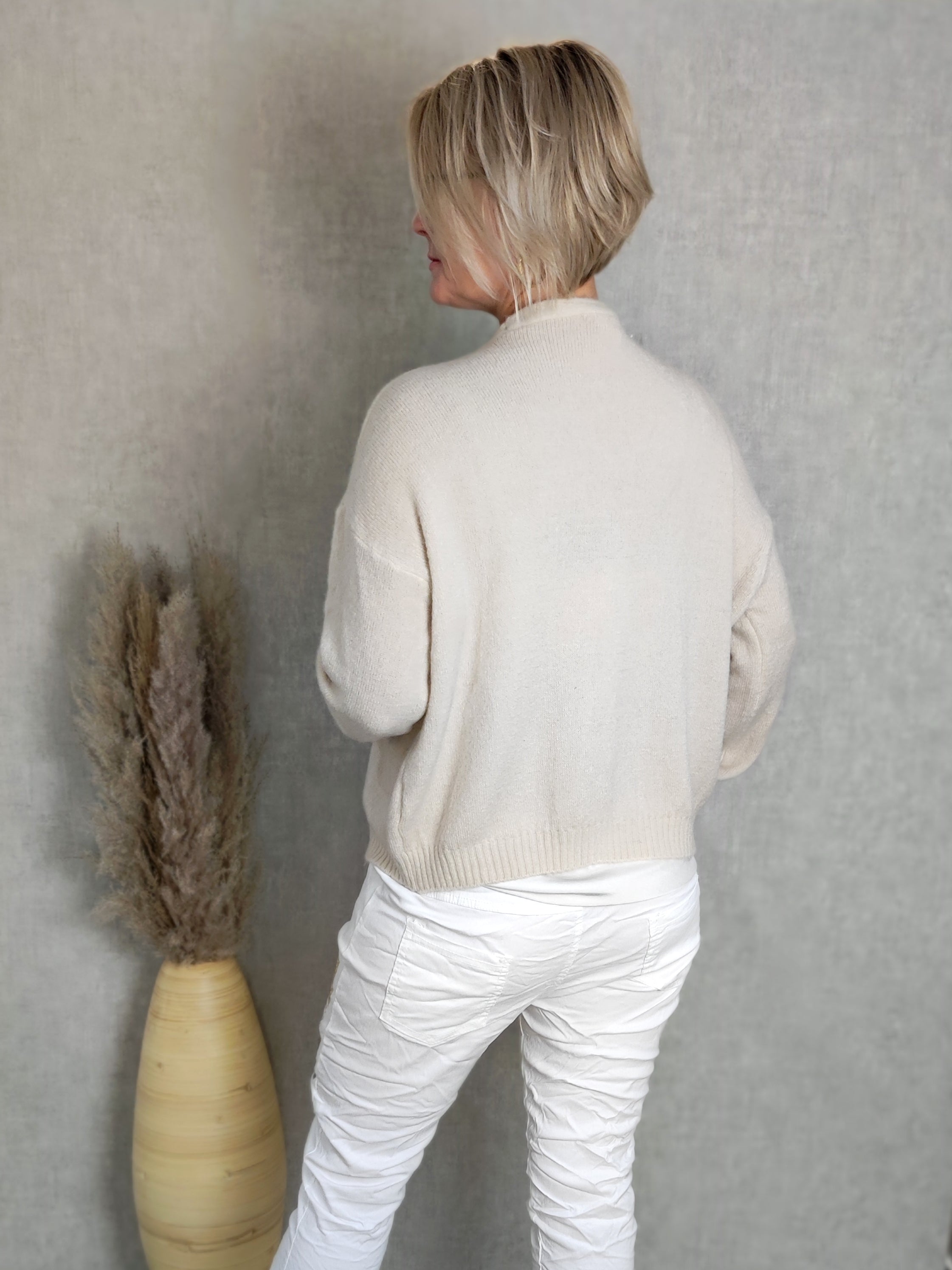 Strickjacke beige (36-42)