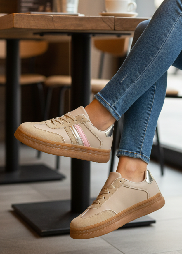 Sneaker beige Gr. 36-41