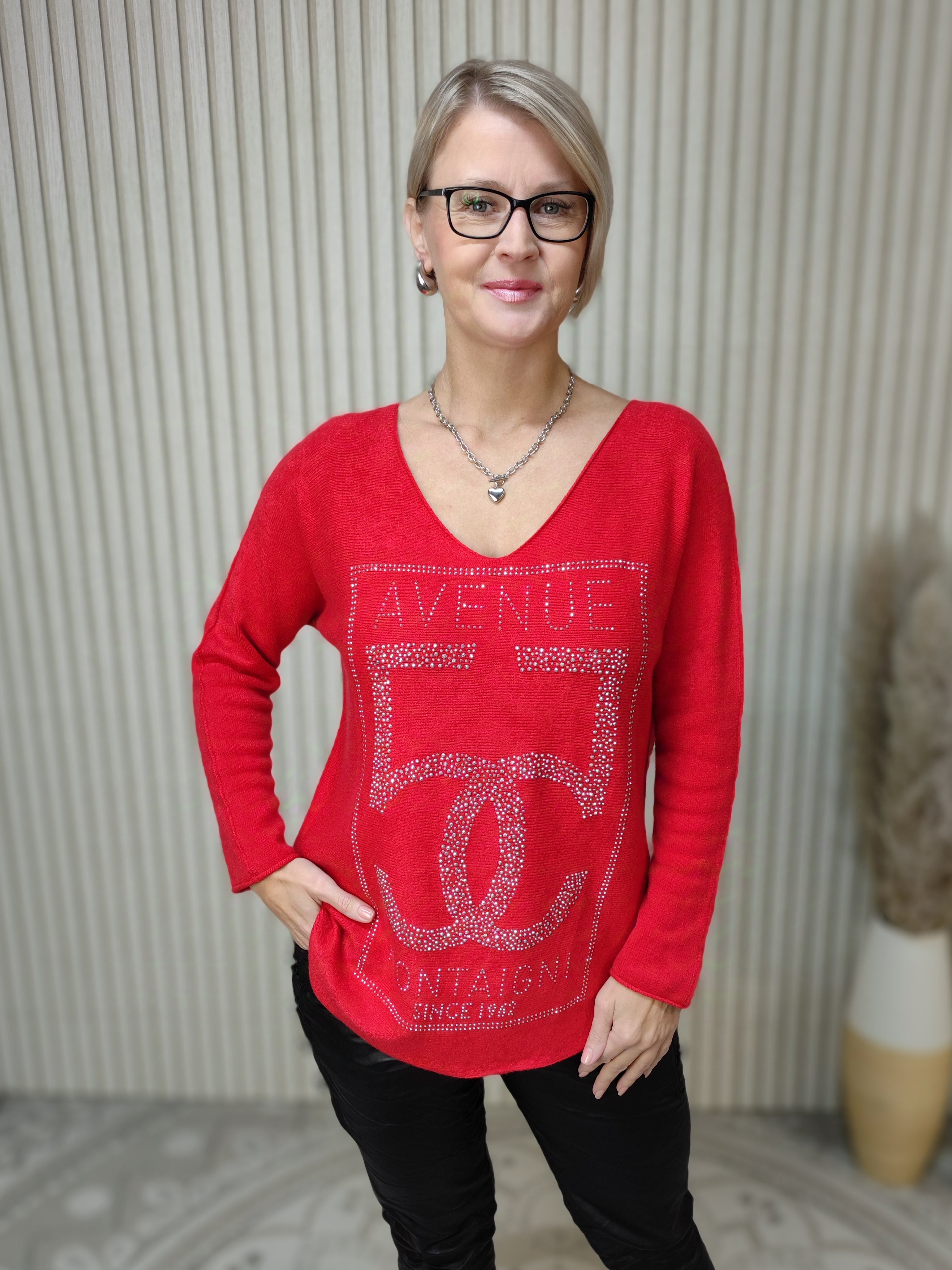 Pullover 5. Avenue rot