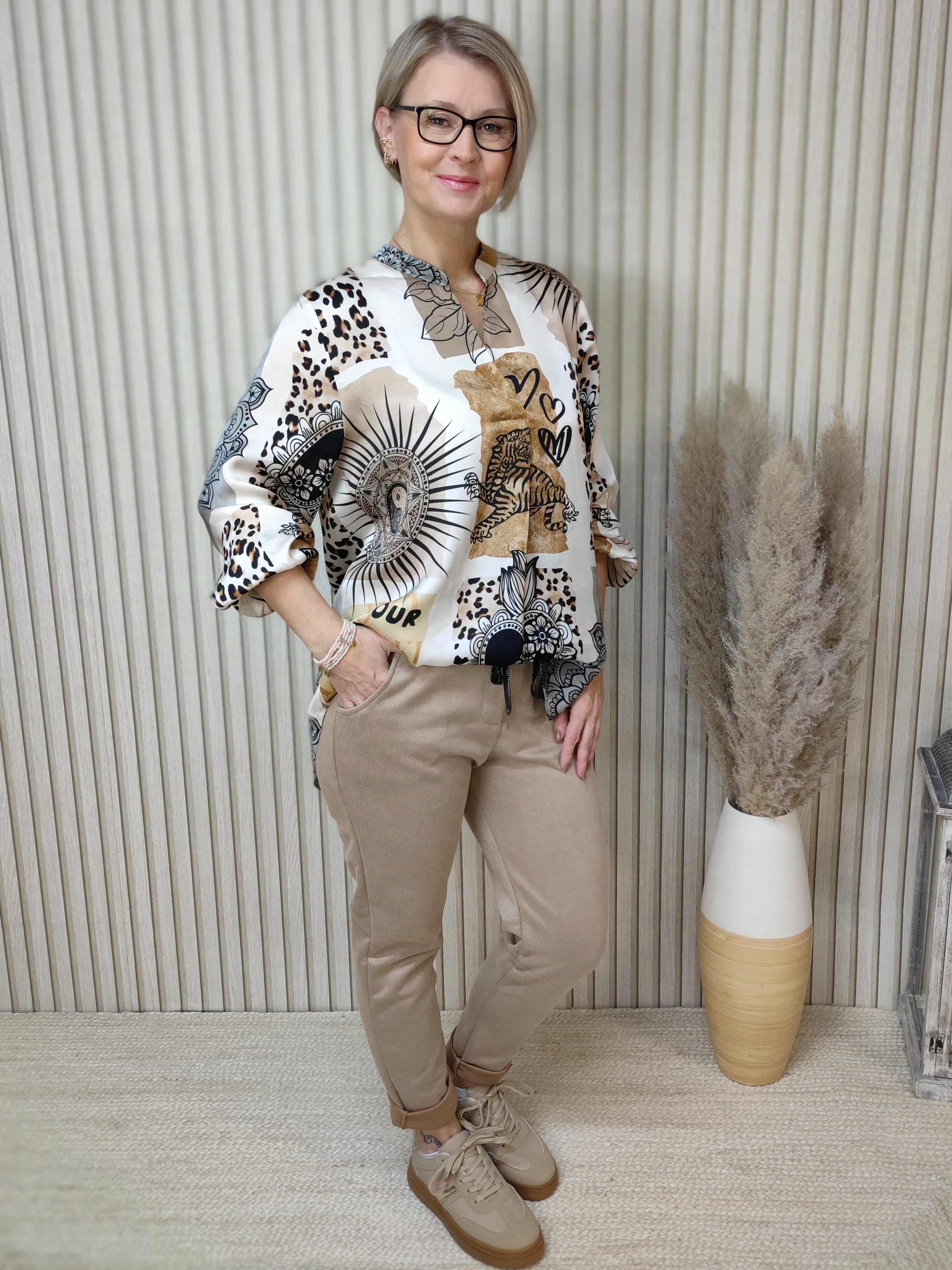 Bluse "Safari" (36-42)