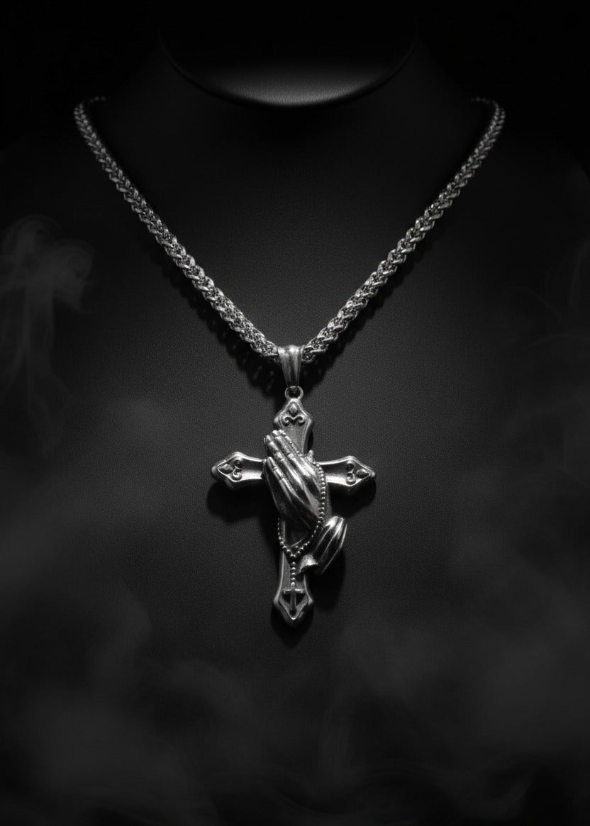 Edelstahl Kreuzkette