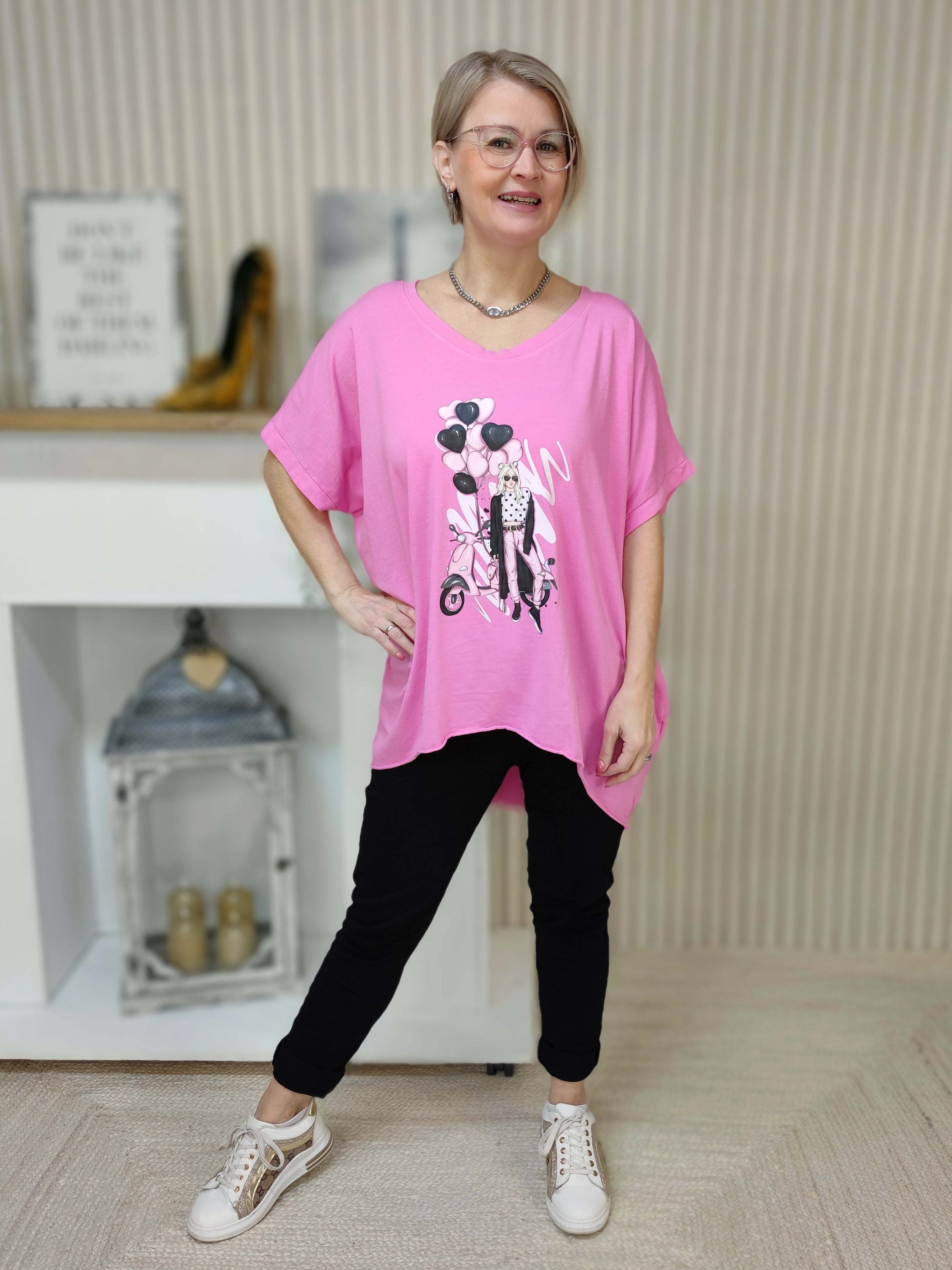 Longshirt "Ballon" Pink (36-46)