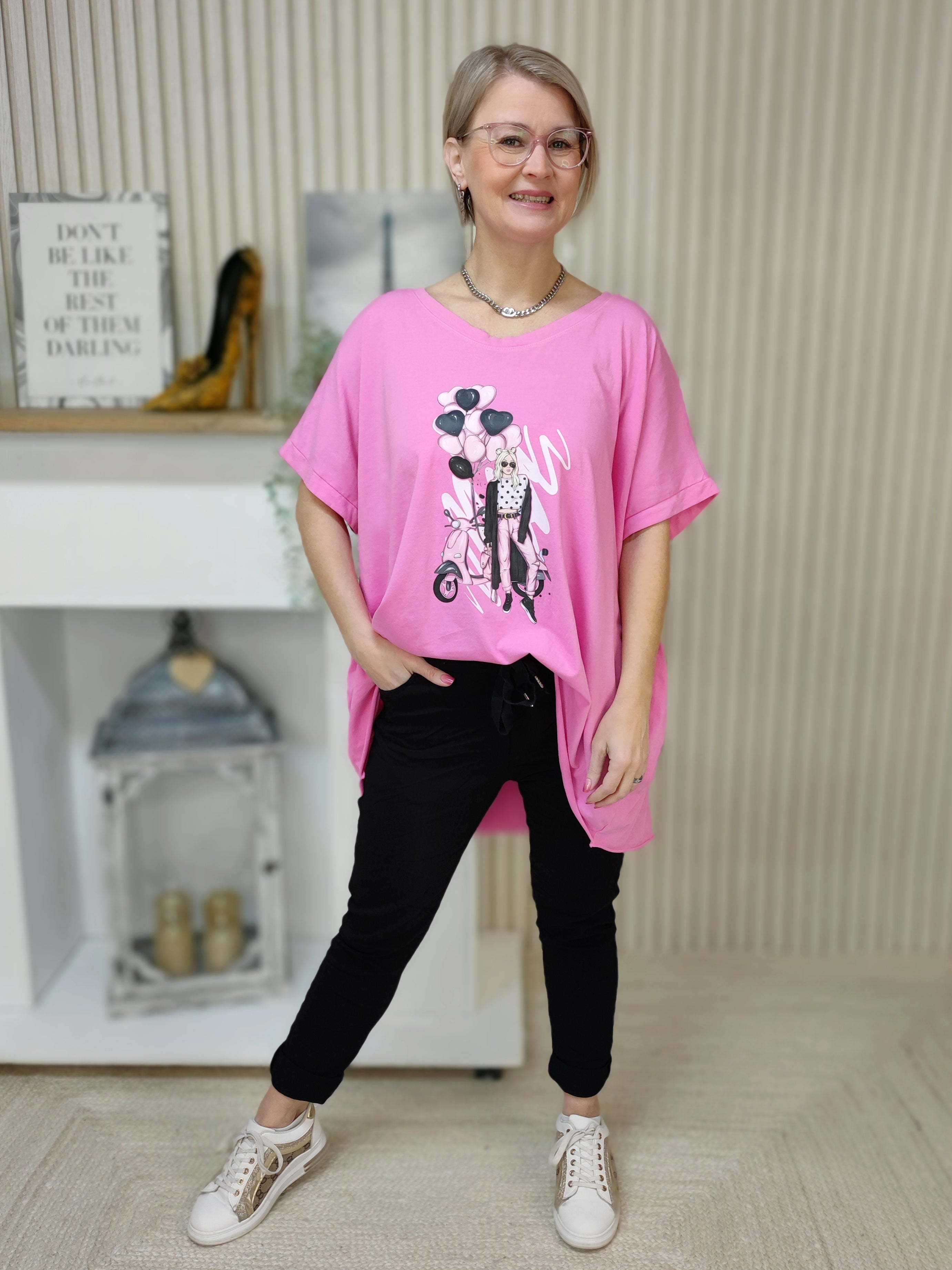 Longshirt "Ballon" Pink (36-46)