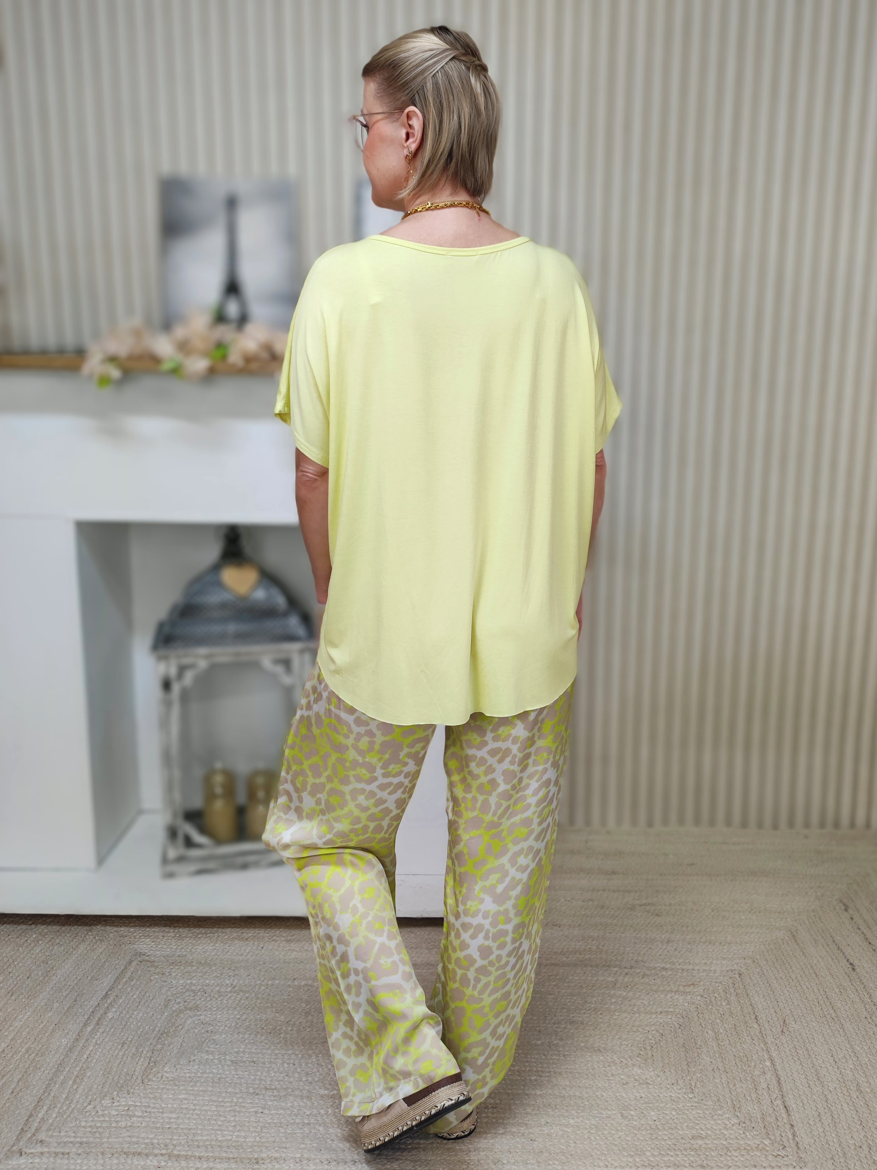 Shirt uni Kiwi/Gelb (38-44)