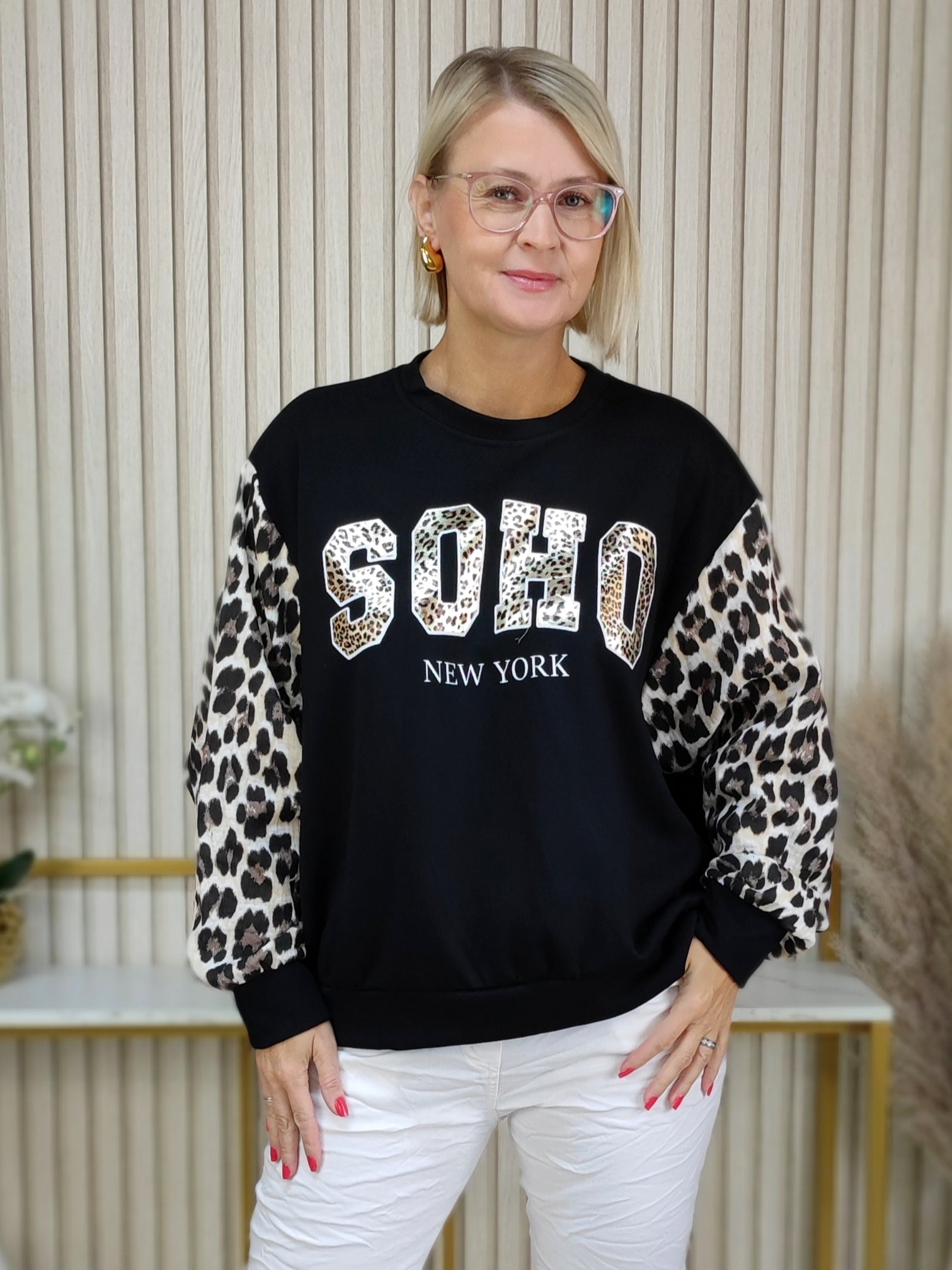 Sweatshirt "Soho" schwarz (38-44)