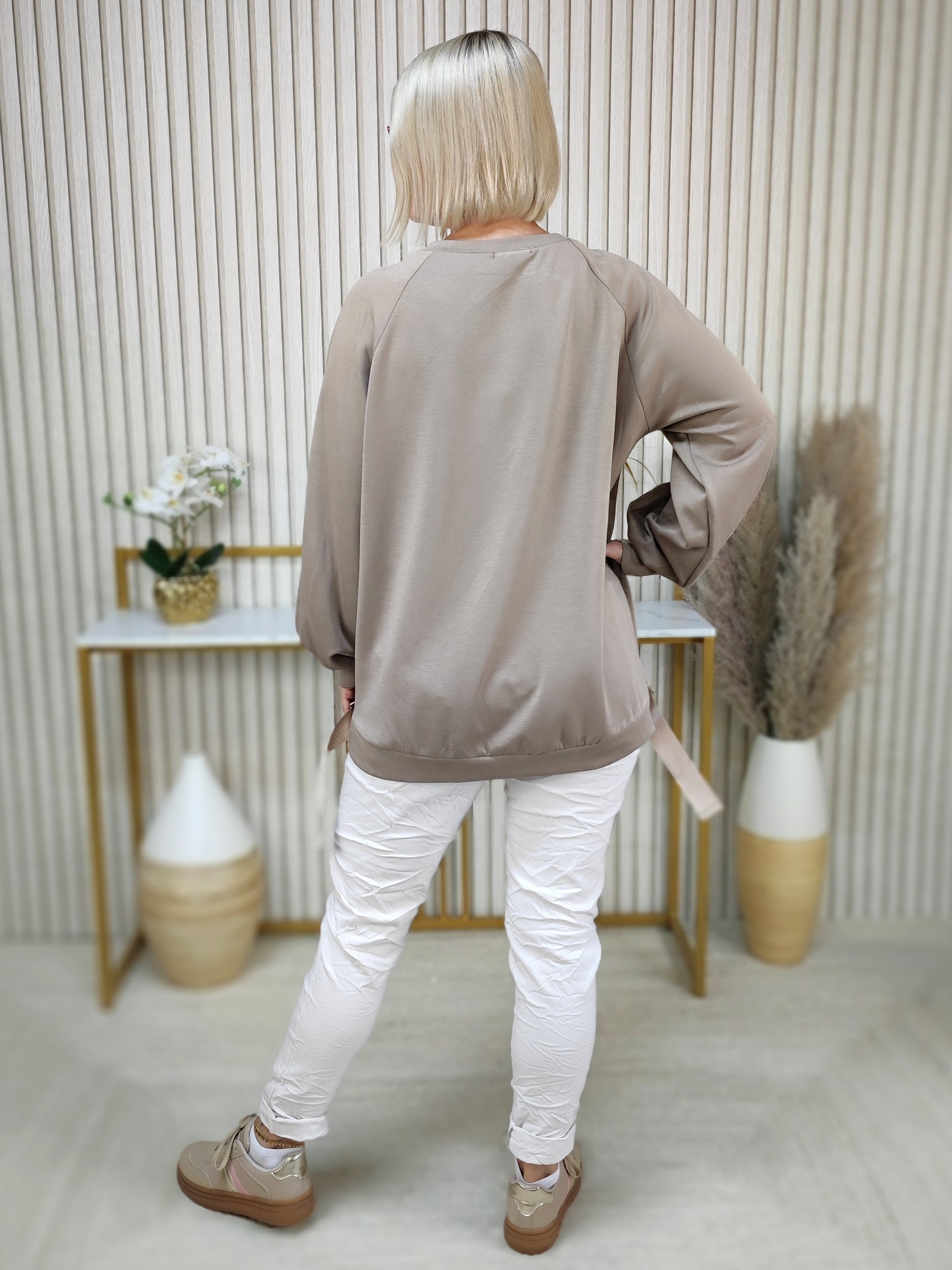 Sweatshirt "Conny" taupe (36-42)