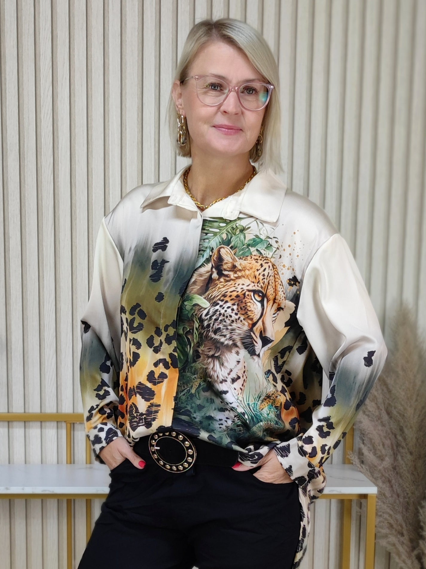 Modische Bluse "Gepard" (36-40/42)